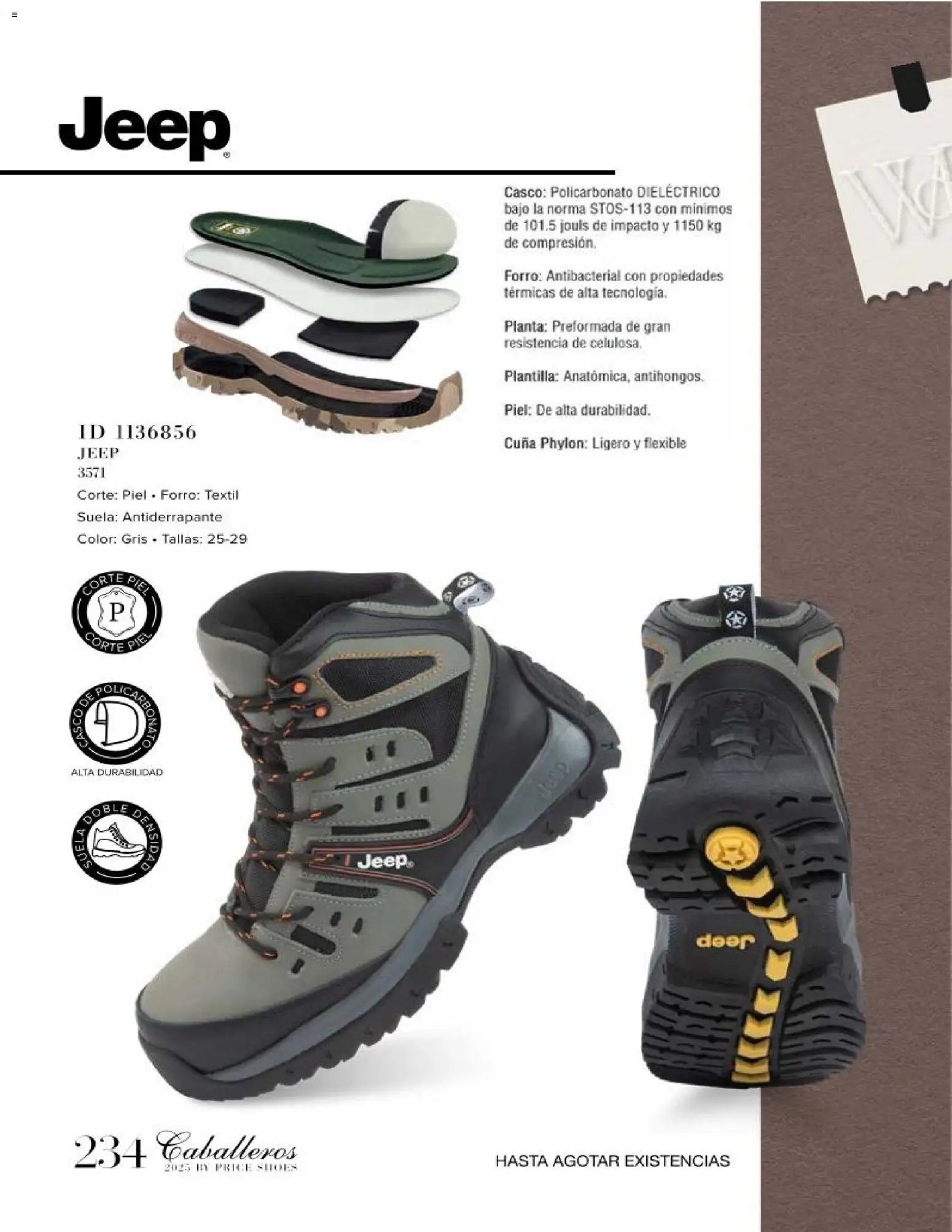 Price Shoes catálogo Caballeros