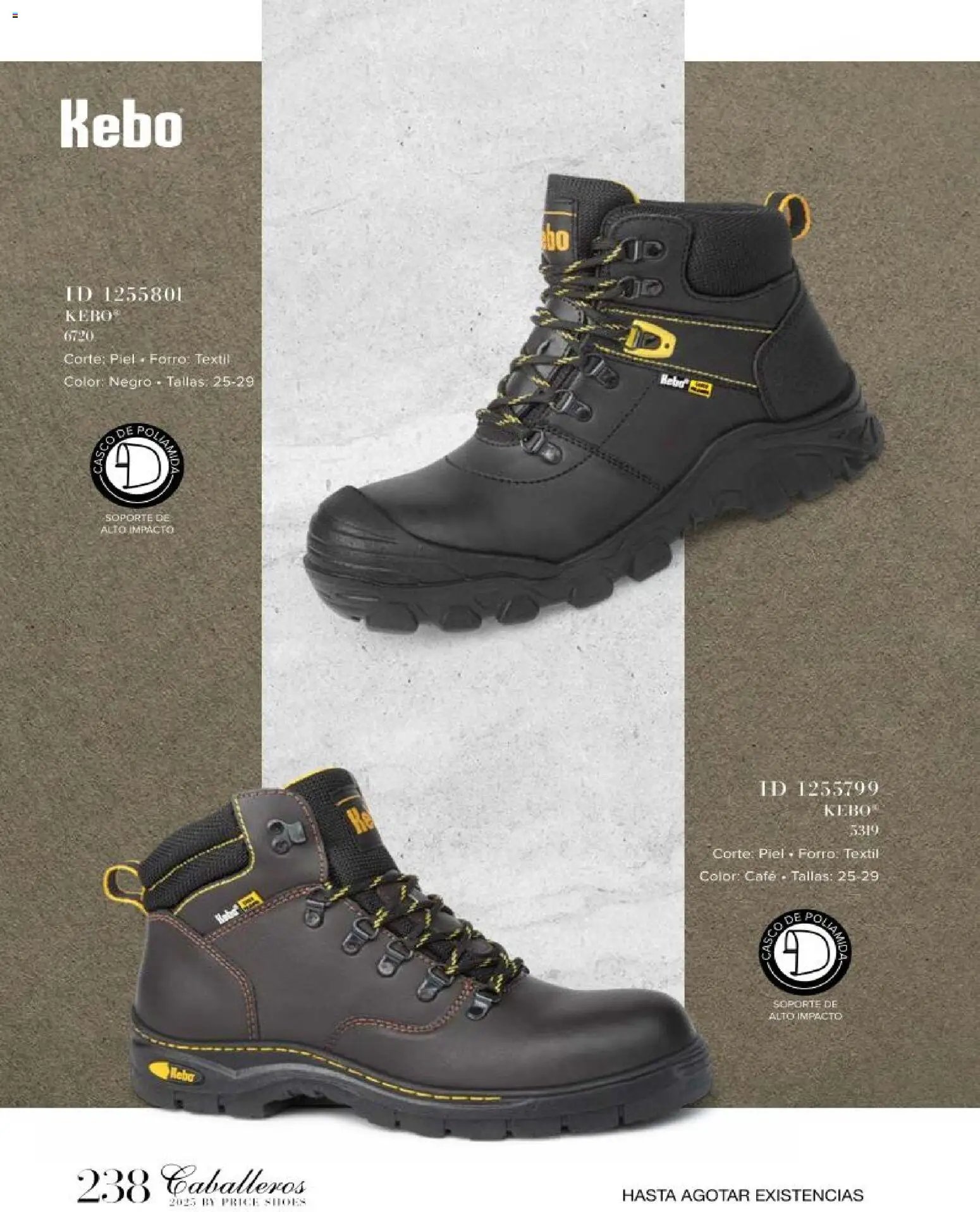 Price Shoes catálogo Caballeros