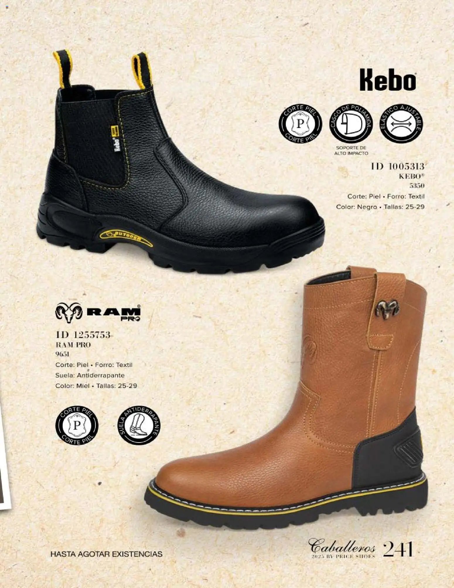 Price Shoes catálogo Caballeros