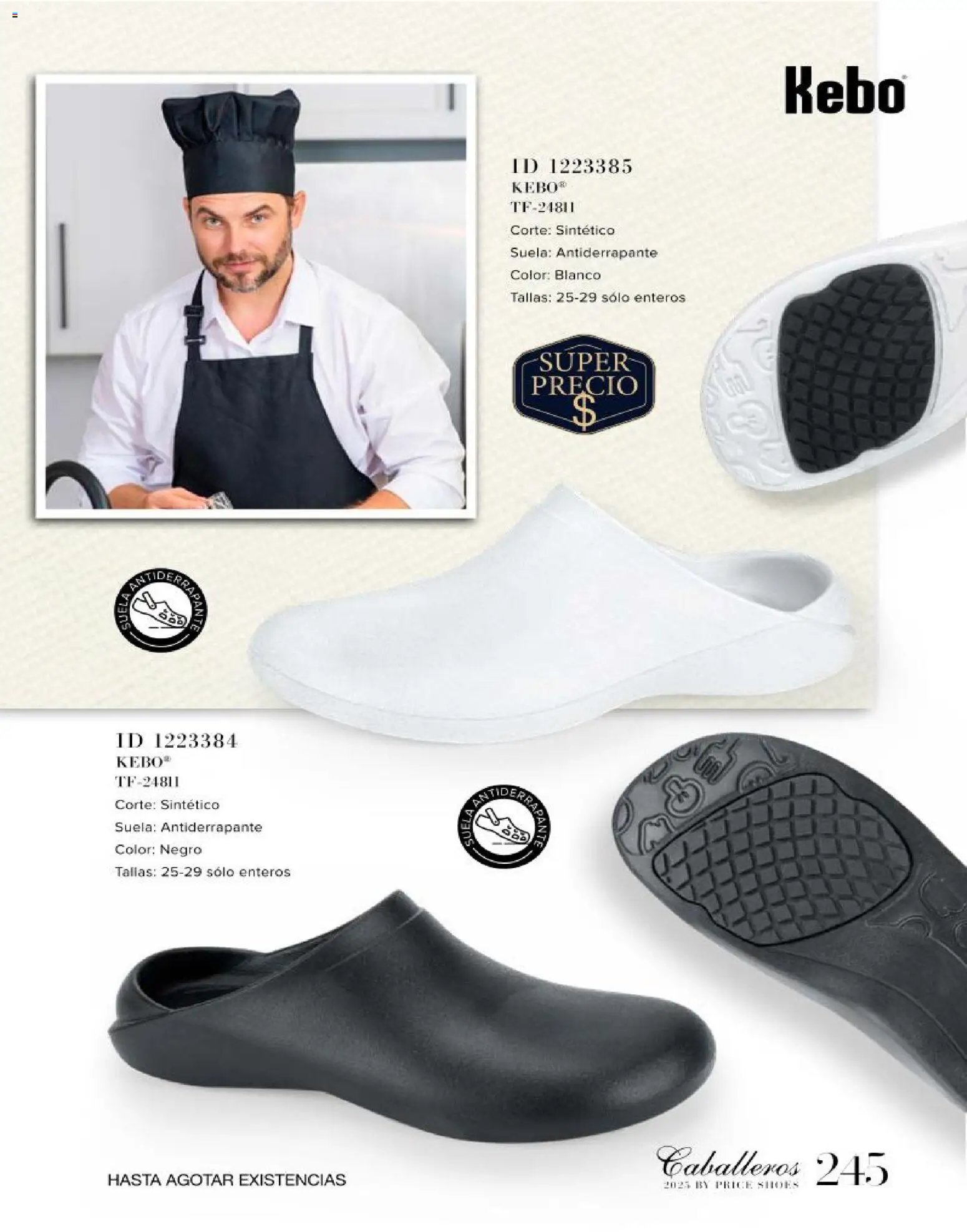 Price Shoes catálogo Caballeros