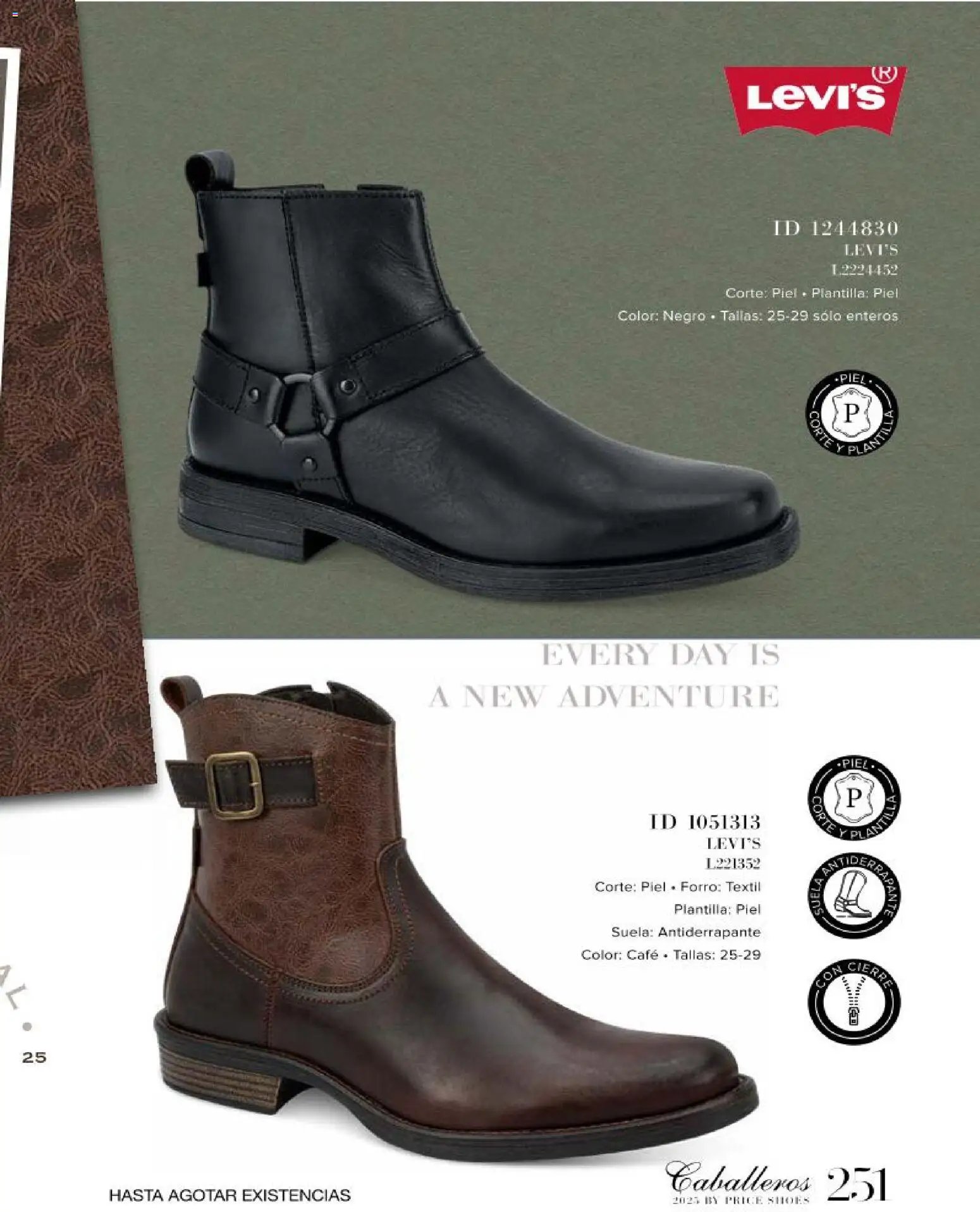 Price Shoes catálogo Caballeros