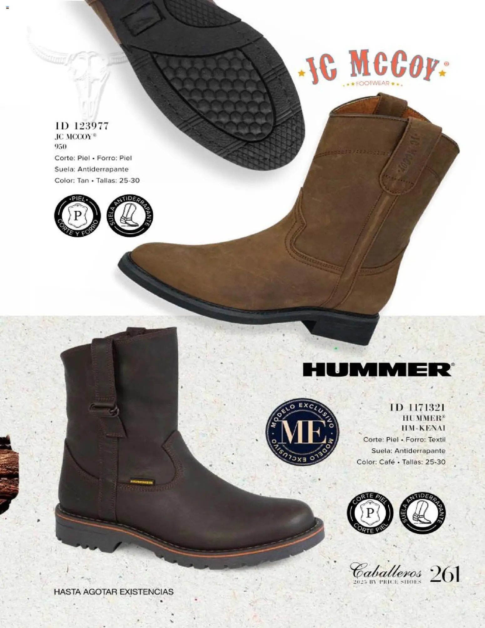 Price Shoes catálogo Caballeros