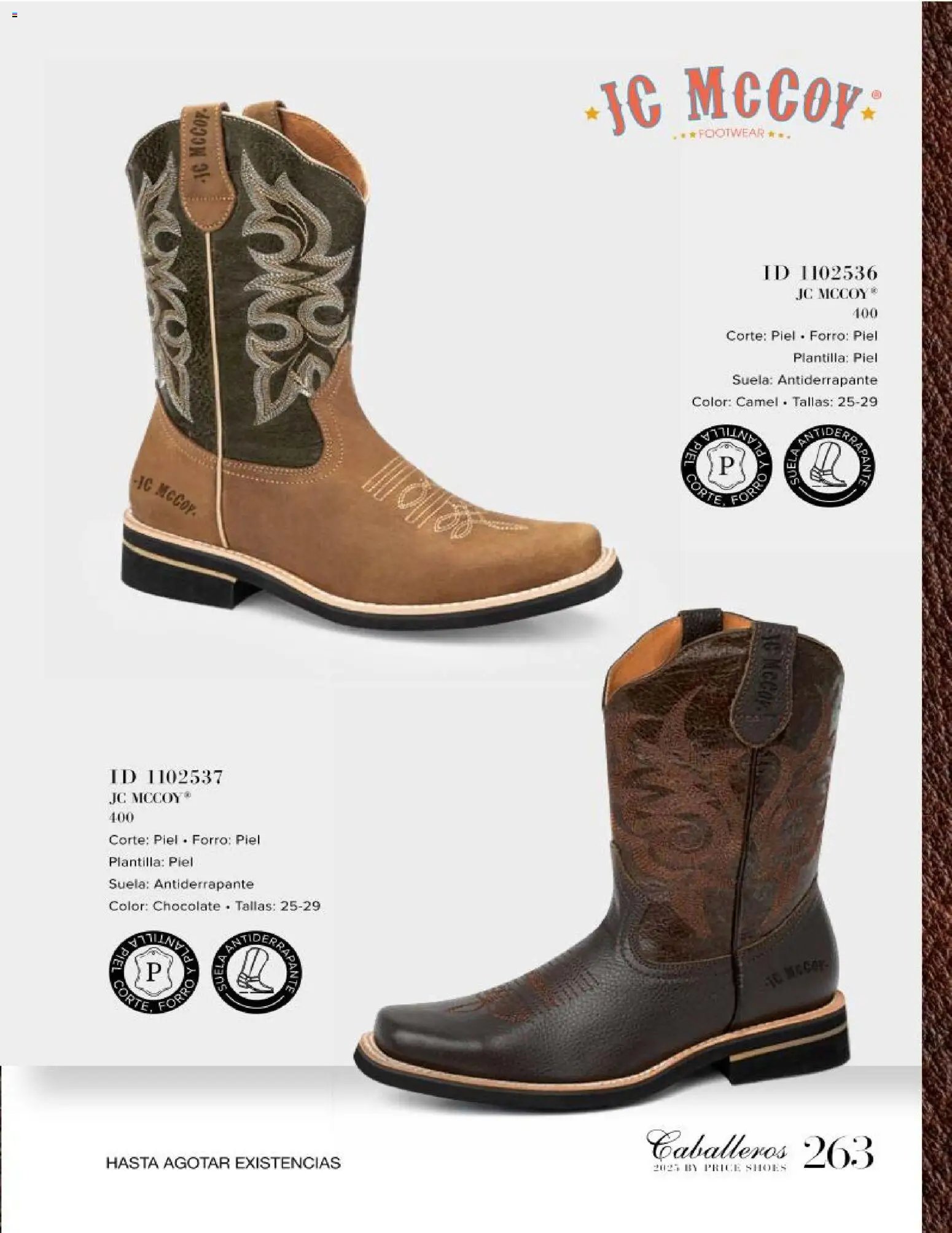 Price Shoes catálogo Caballeros