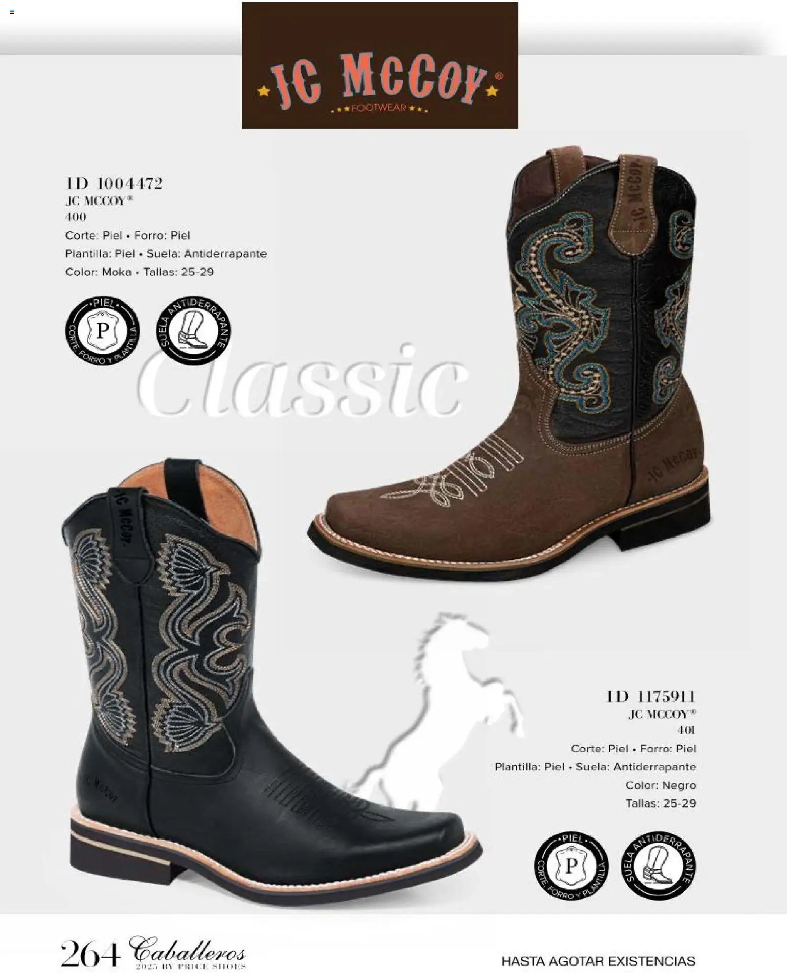 Price Shoes catálogo Caballeros