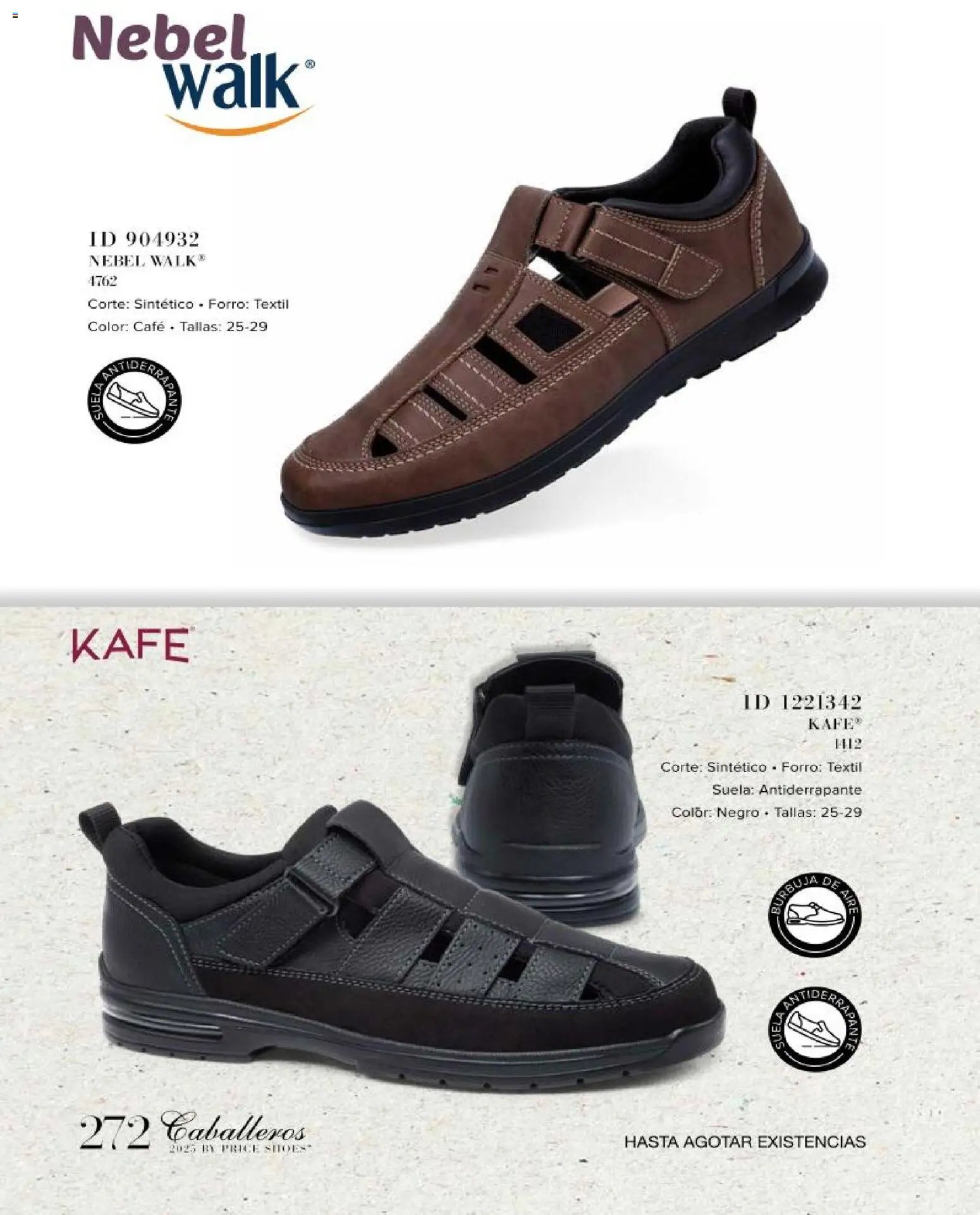 Price Shoes catálogo Caballeros