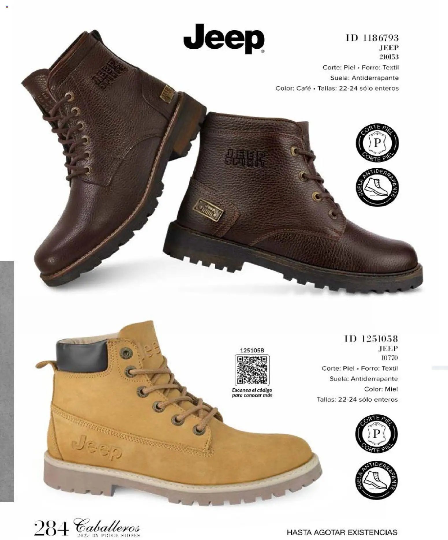 Price Shoes catálogo Caballeros