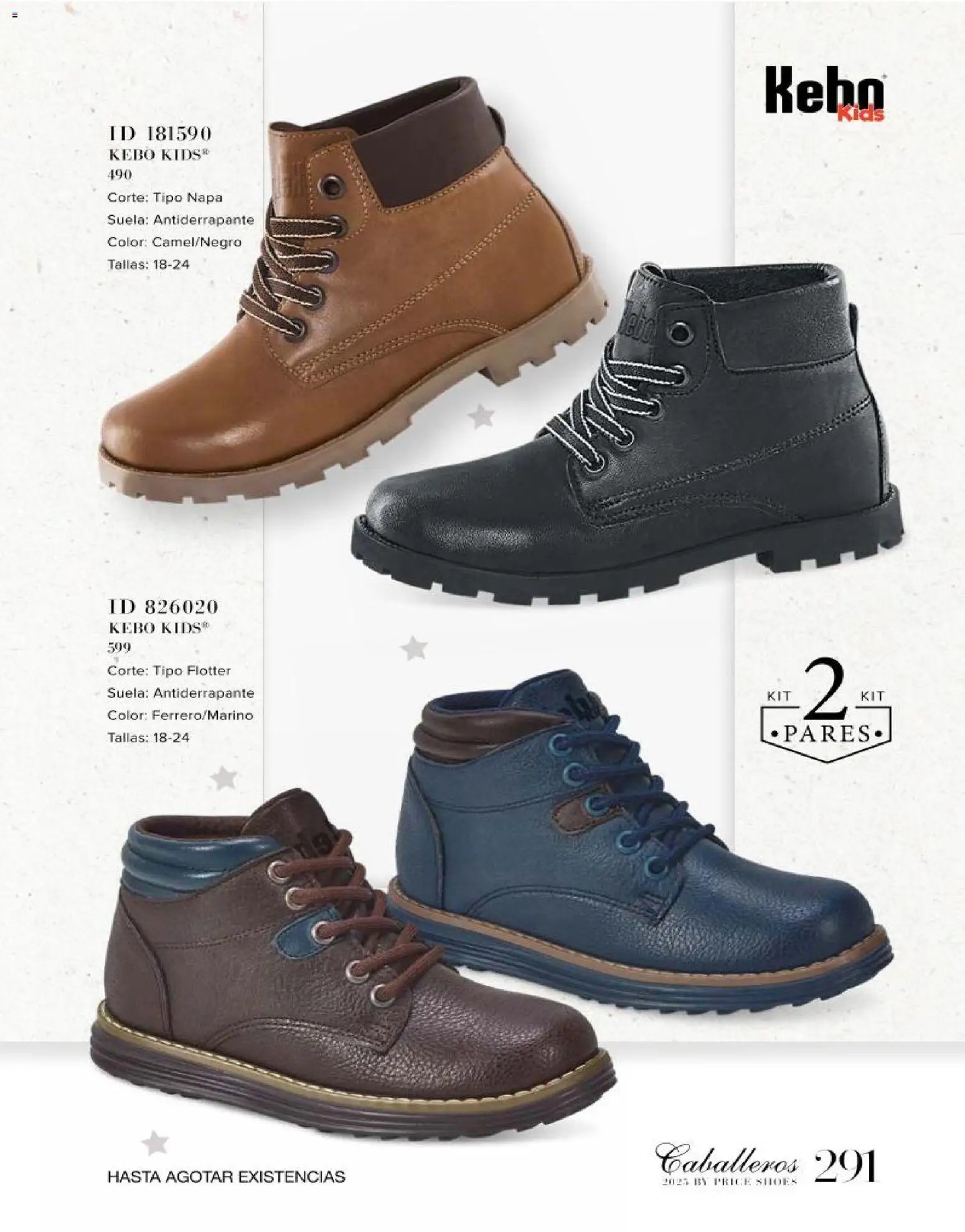 Price Shoes catálogo Caballeros