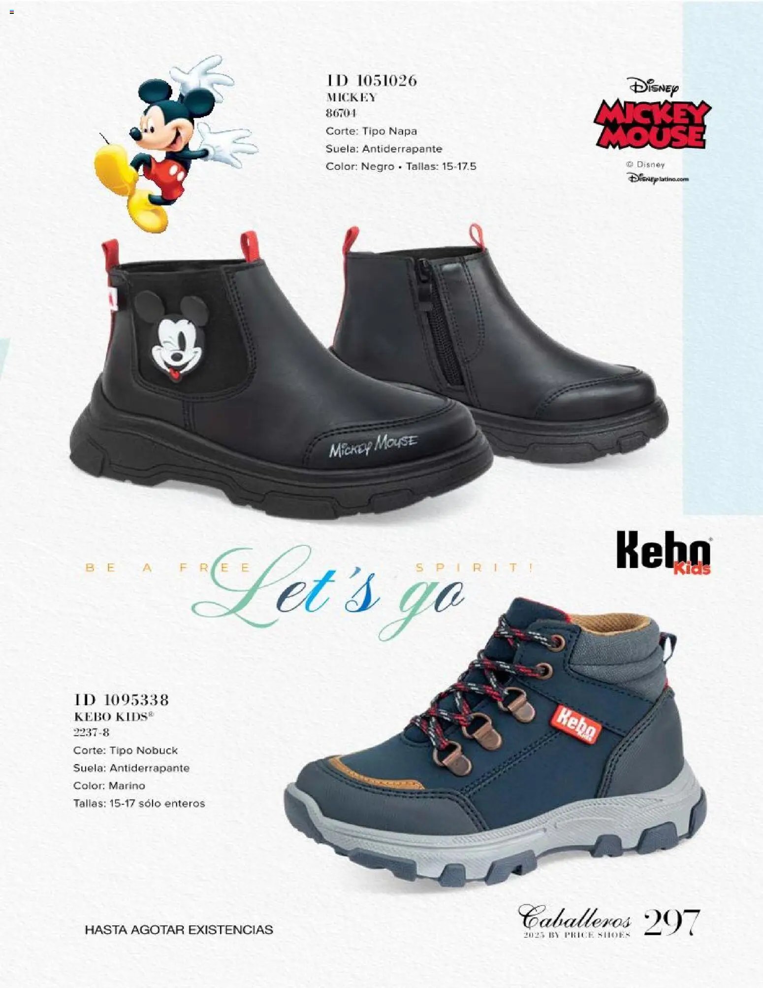 Price Shoes catálogo Caballeros