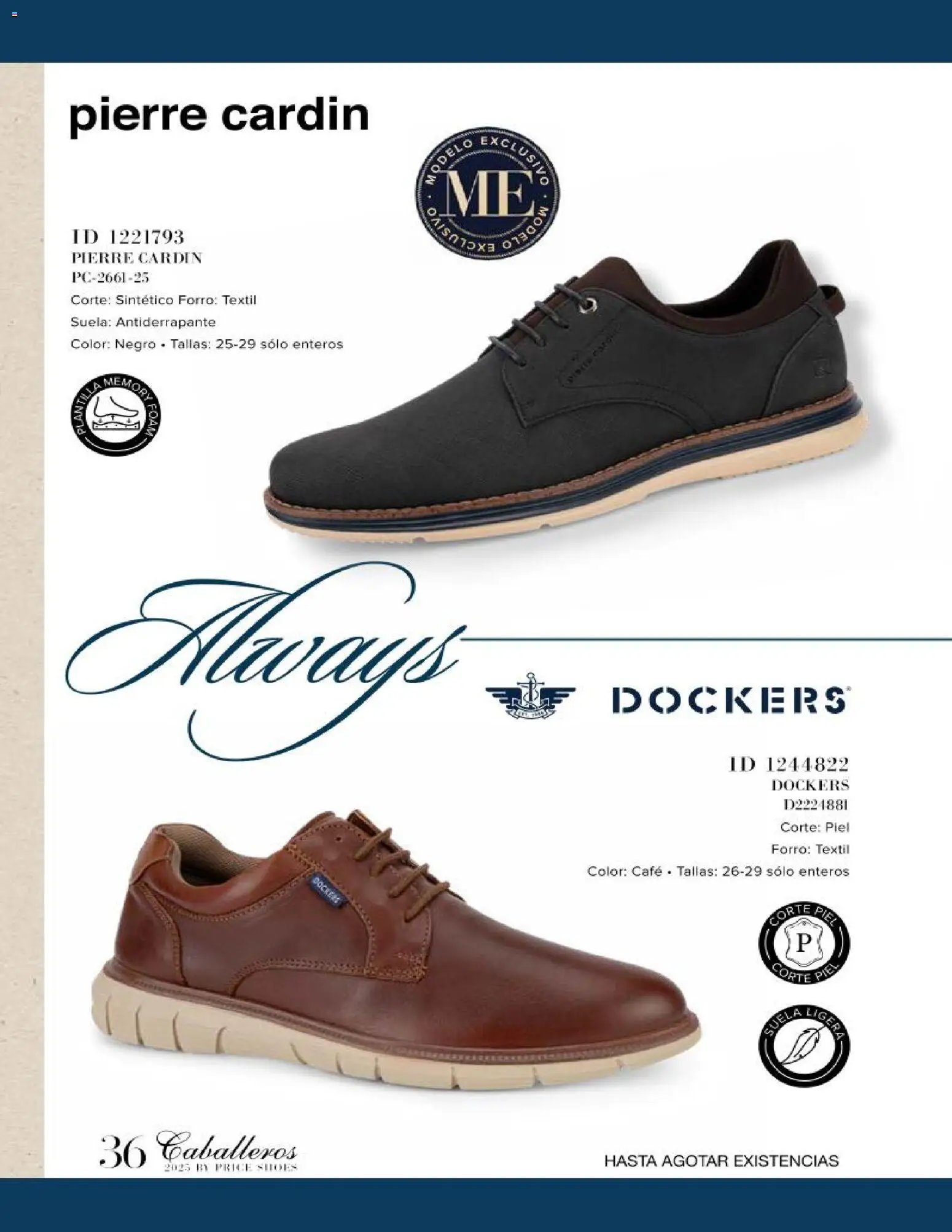 Price Shoes catálogo Caballeros