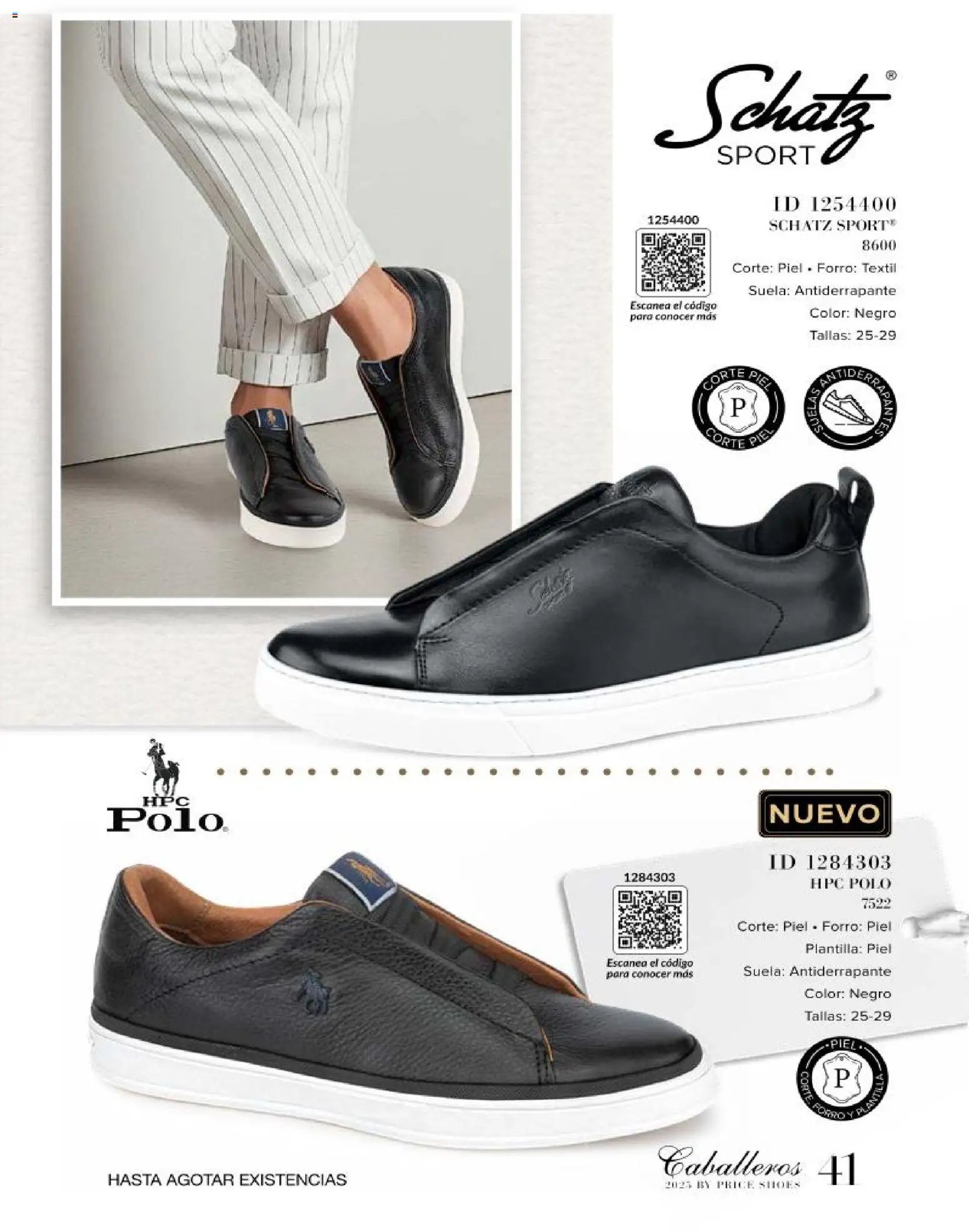 Price Shoes catálogo Caballeros