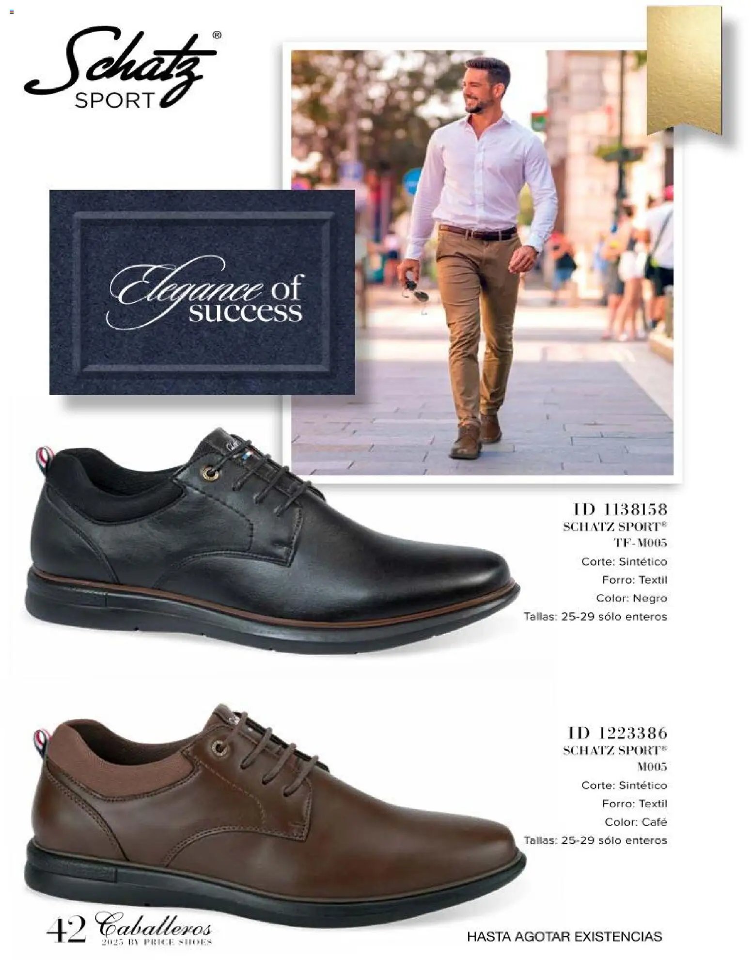 Price Shoes catálogo Caballeros