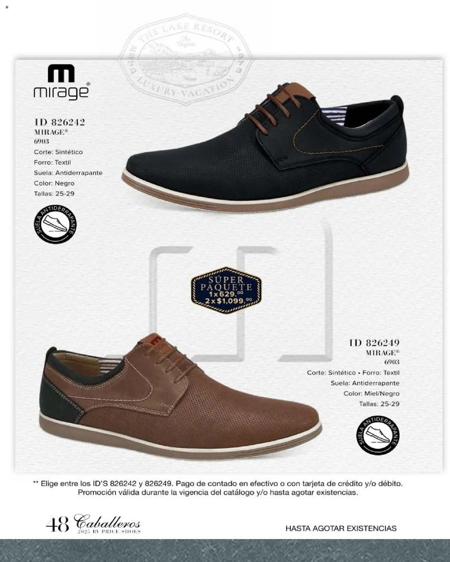 Price Shoes catálogo Caballeros