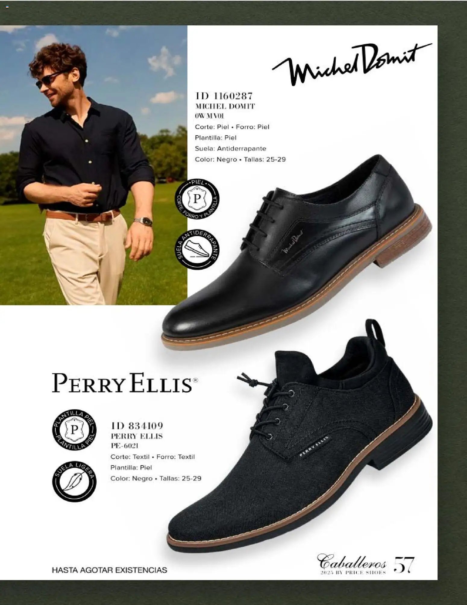 Price Shoes catálogo Caballeros