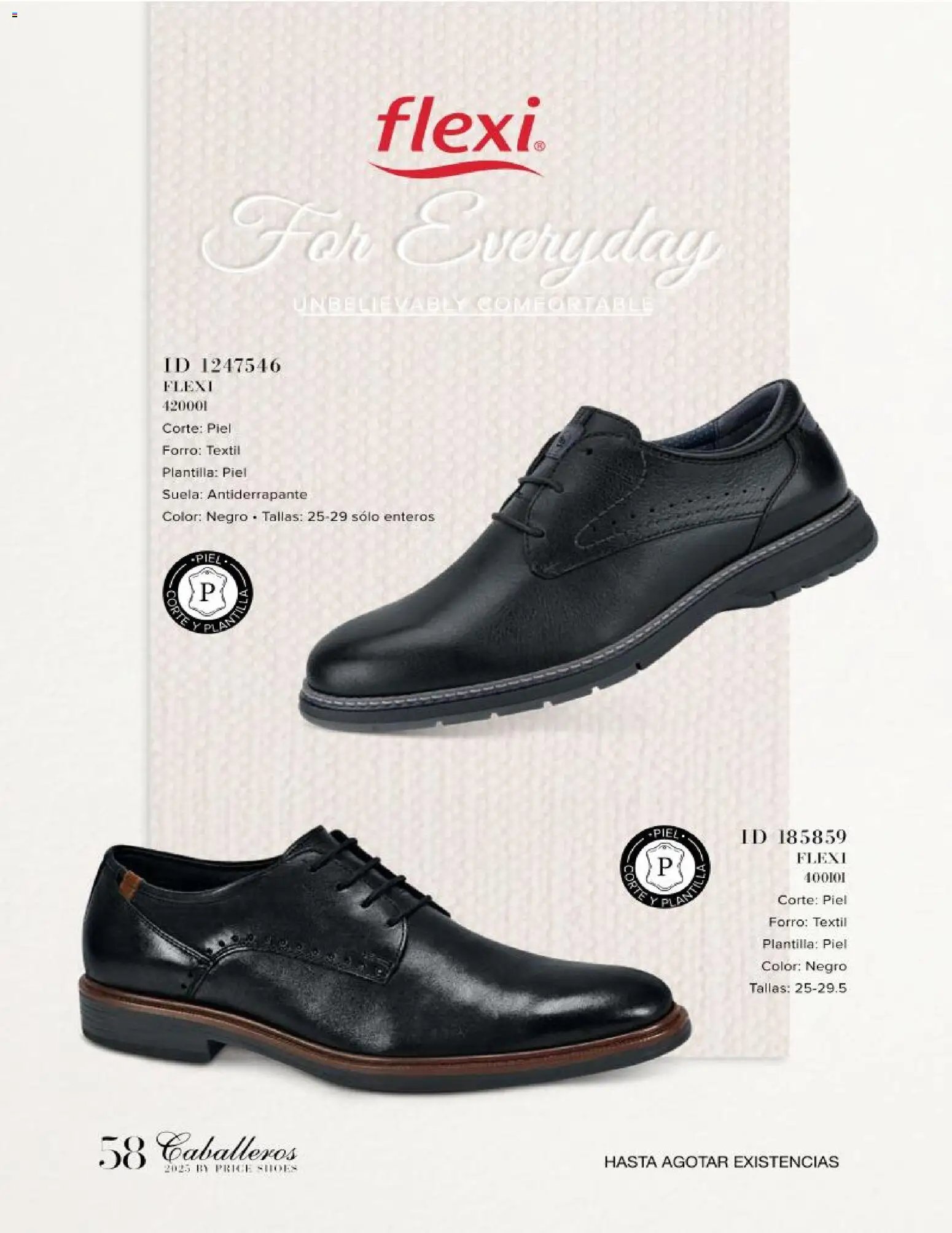 Price Shoes catálogo Caballeros