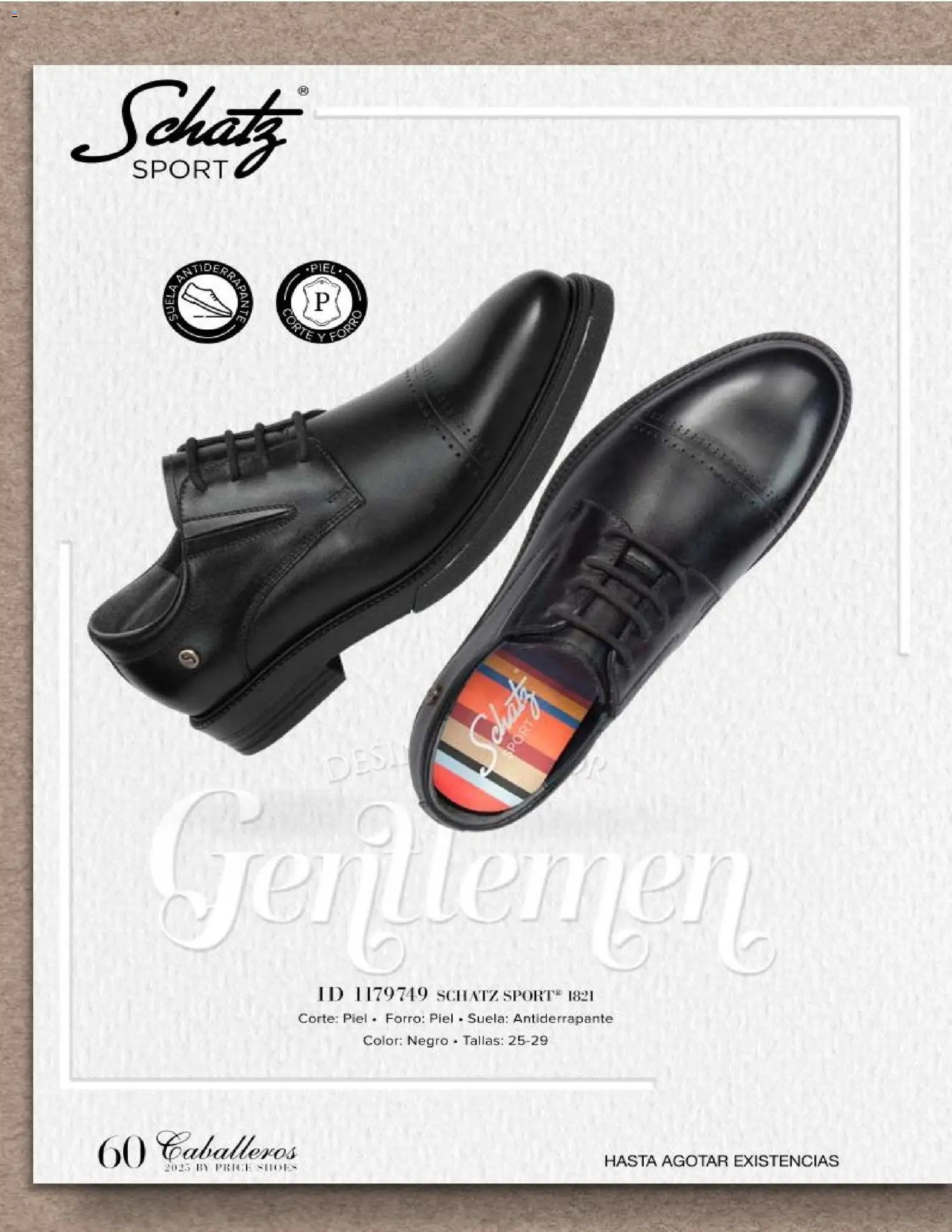 Price Shoes catálogo Caballeros