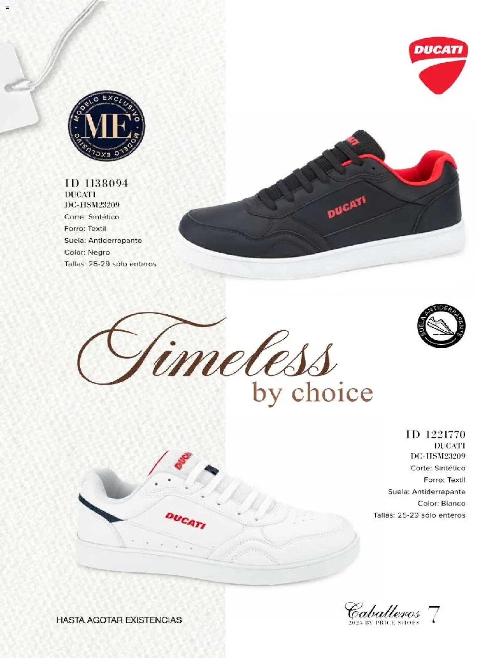 Price Shoes catálogo Caballeros