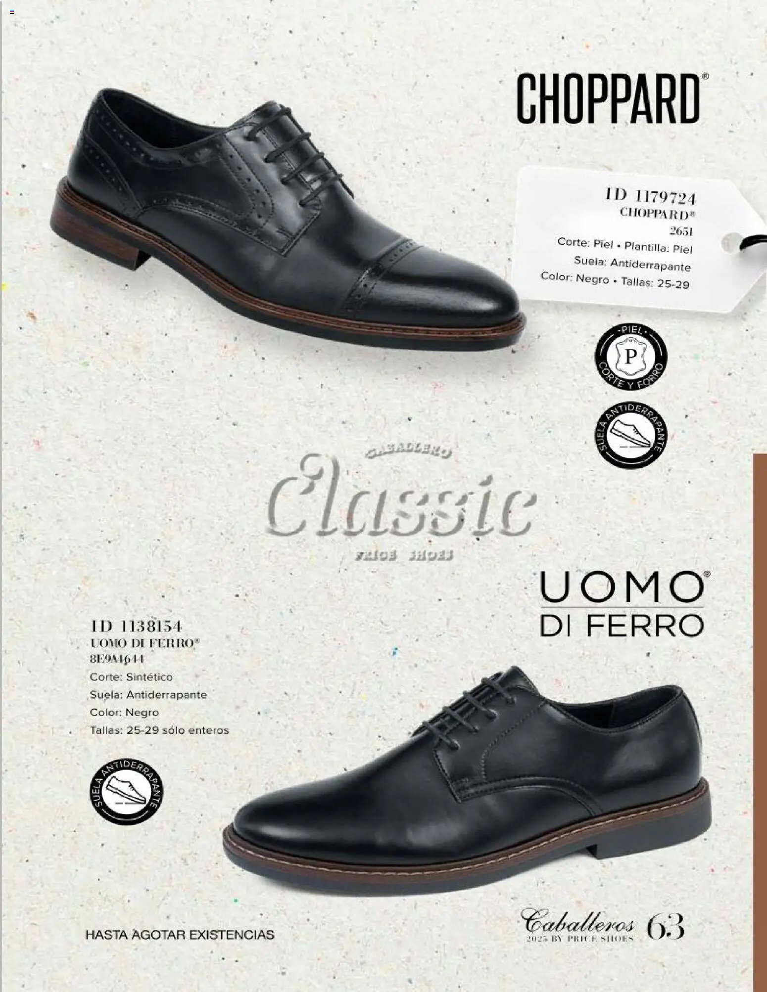 Price Shoes catálogo Caballeros