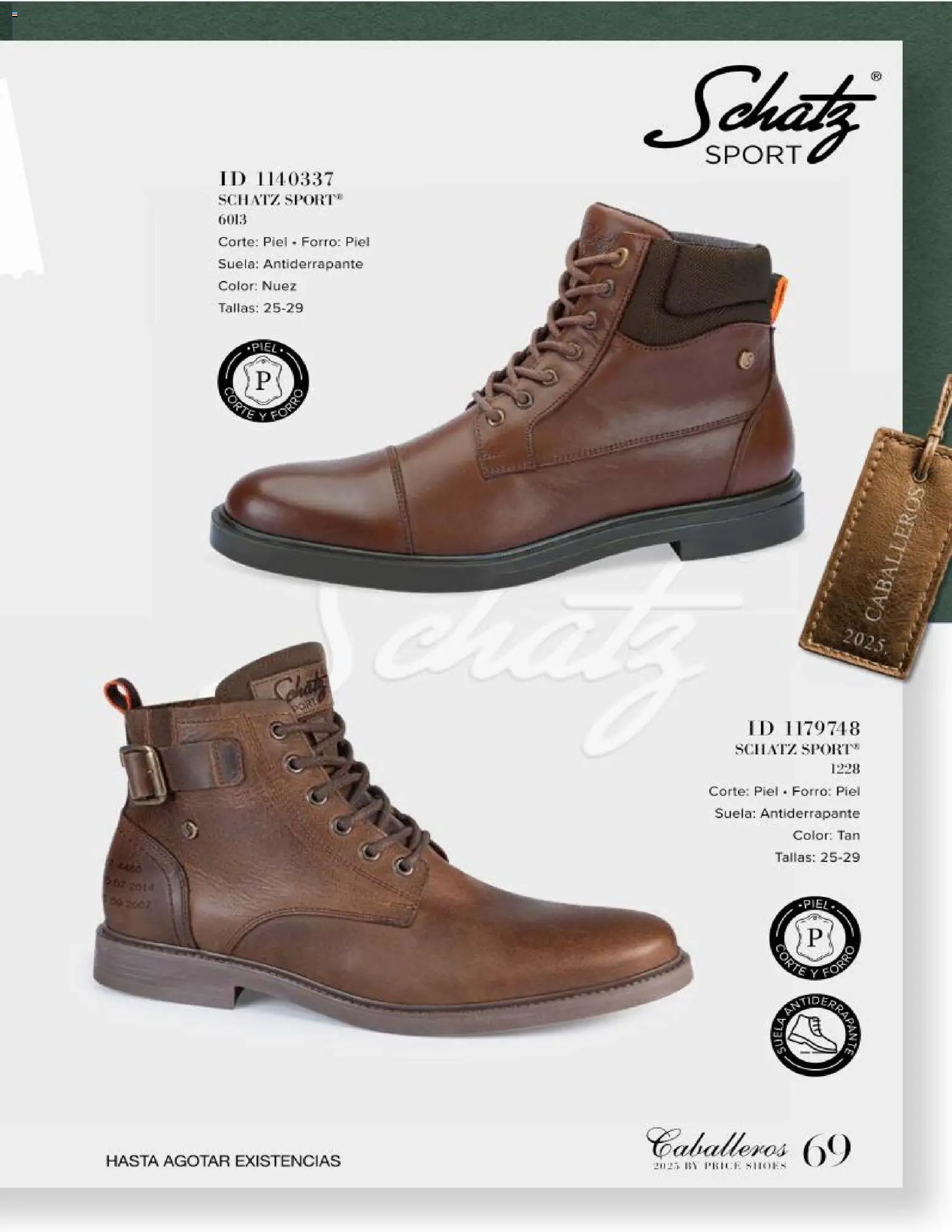Price Shoes catálogo Caballeros