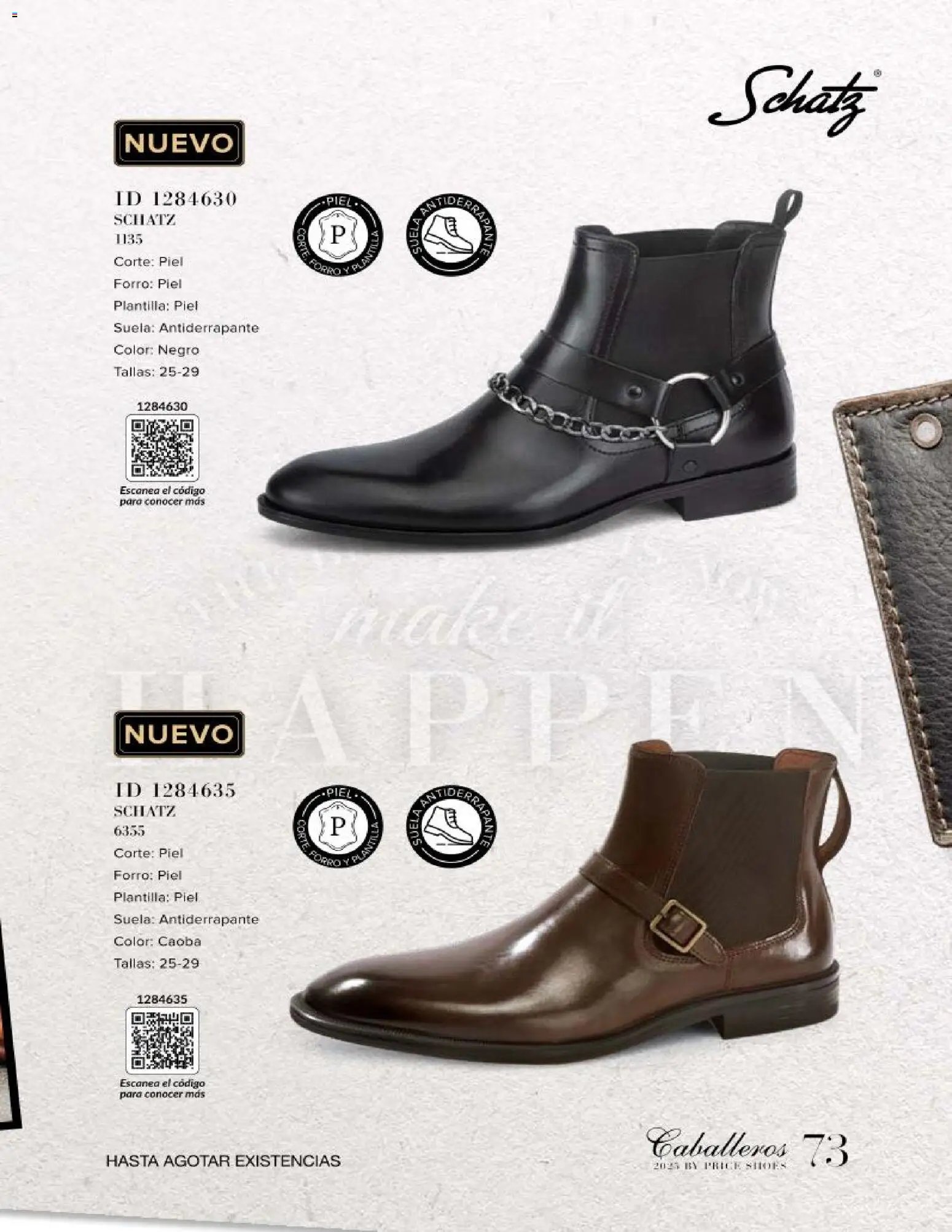 Price Shoes catálogo Caballeros