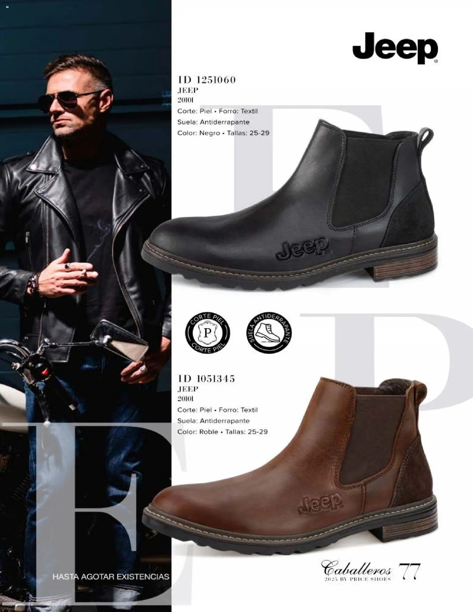 Price Shoes catálogo Caballeros