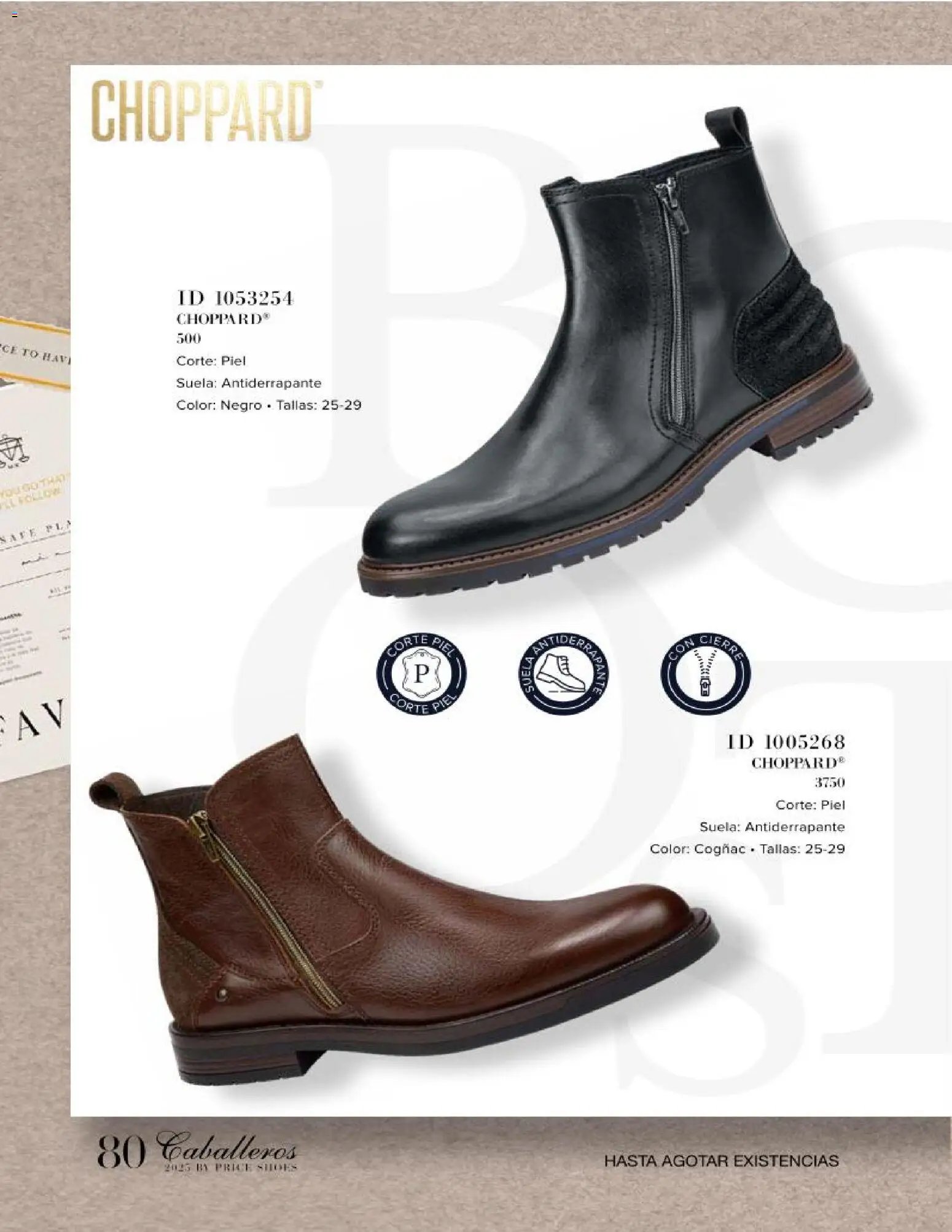Price Shoes catálogo Caballeros