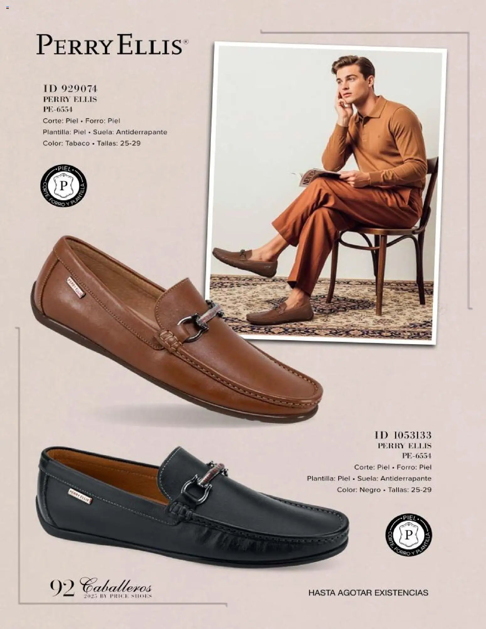 Price Shoes catálogo Caballeros