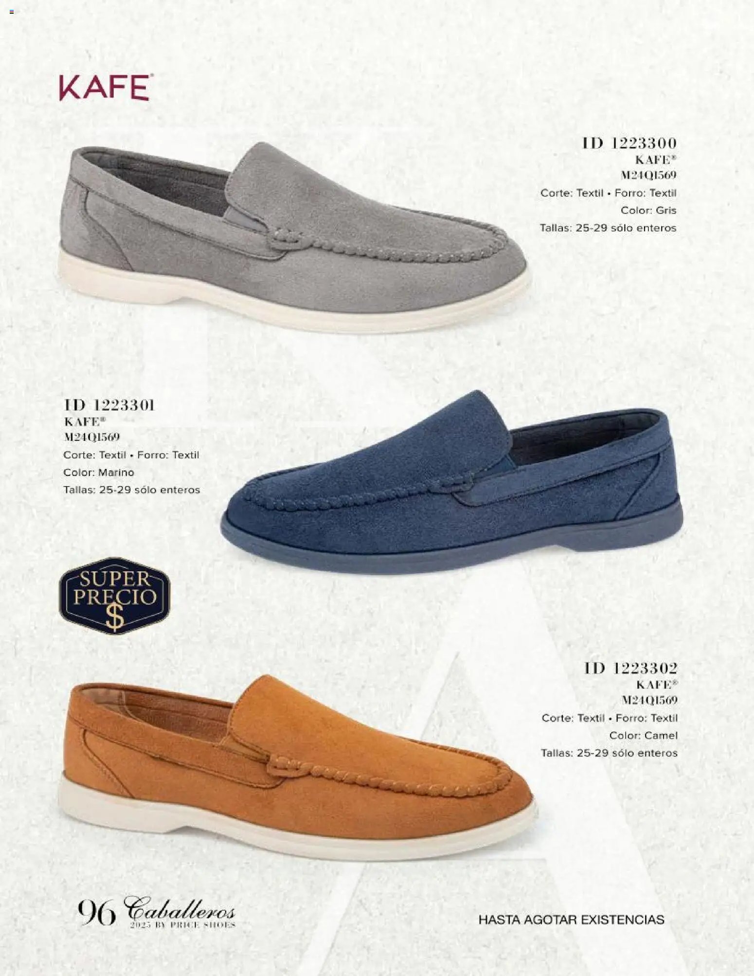Price Shoes catálogo Caballeros
