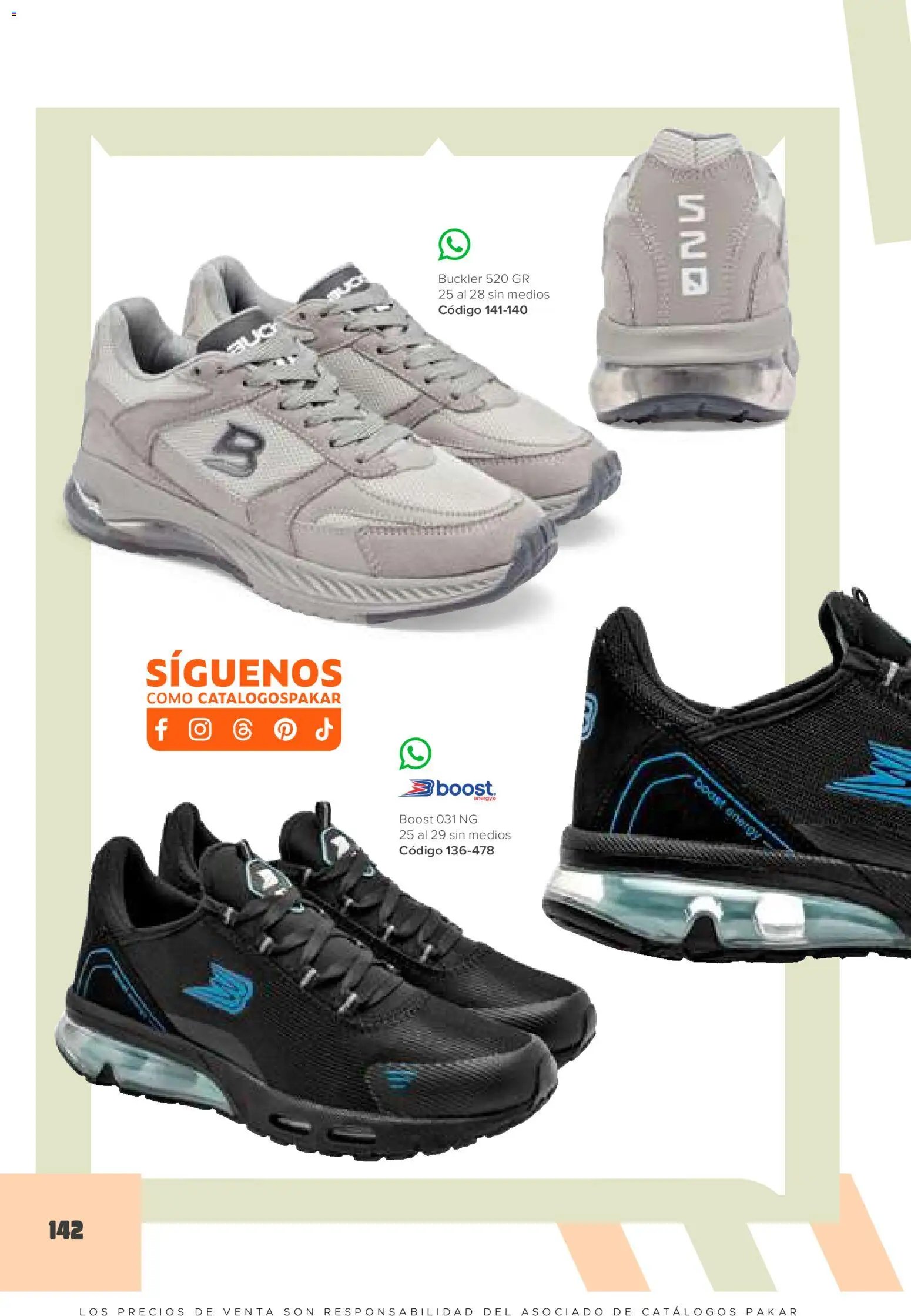SC Pakar catálogo Hombre
