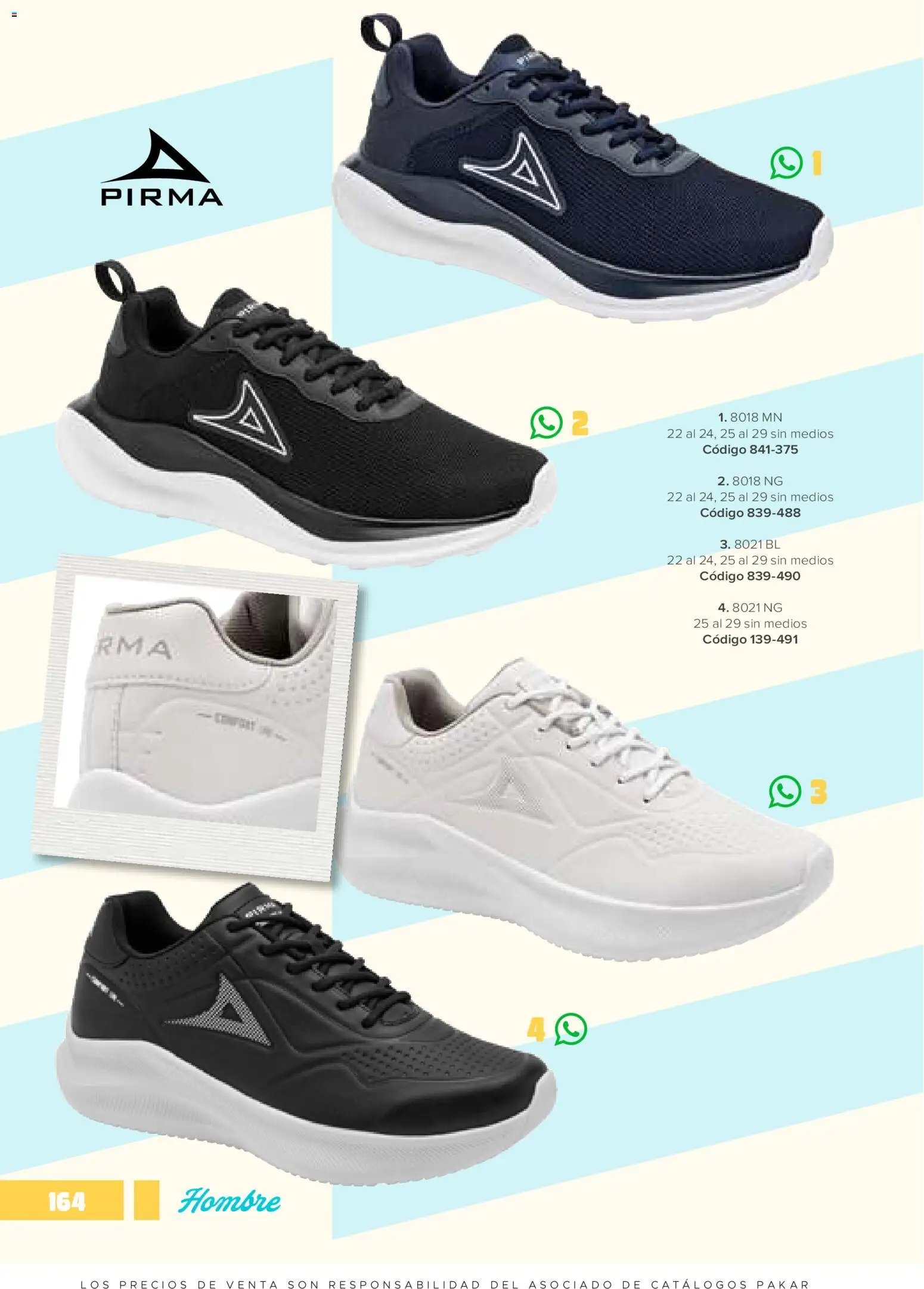 SC Pakar catálogo Hombre