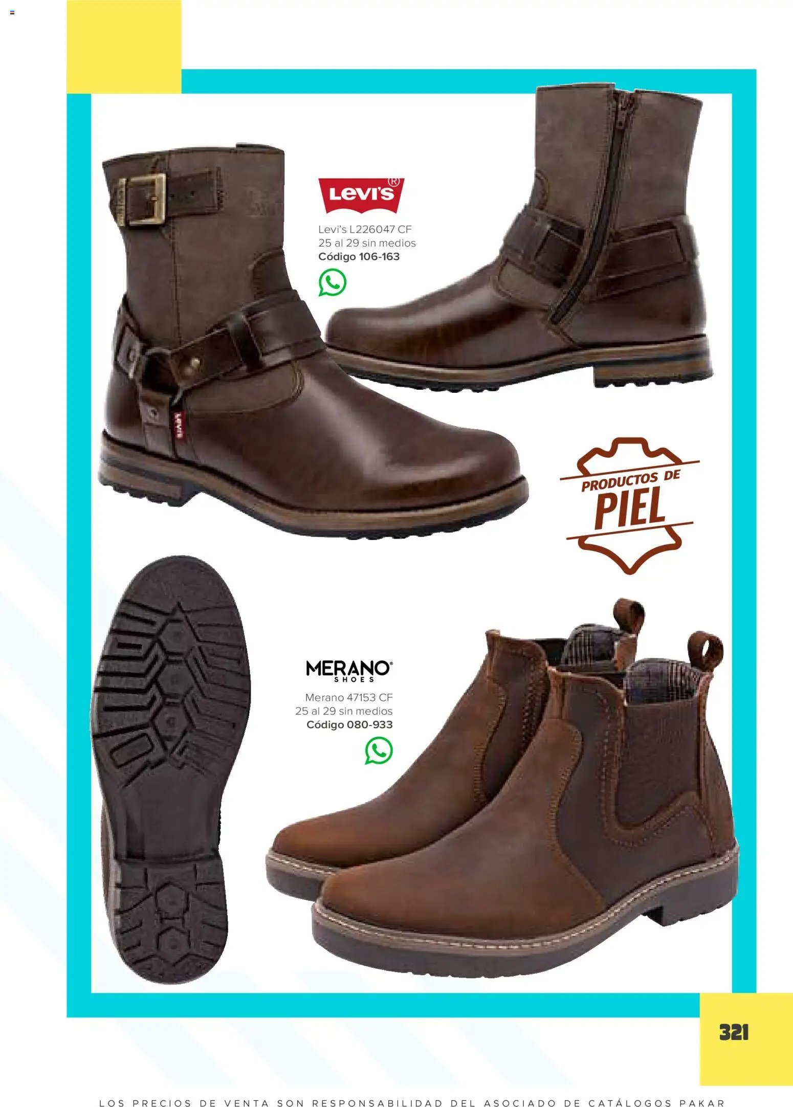 SC Pakar catálogo Hombre