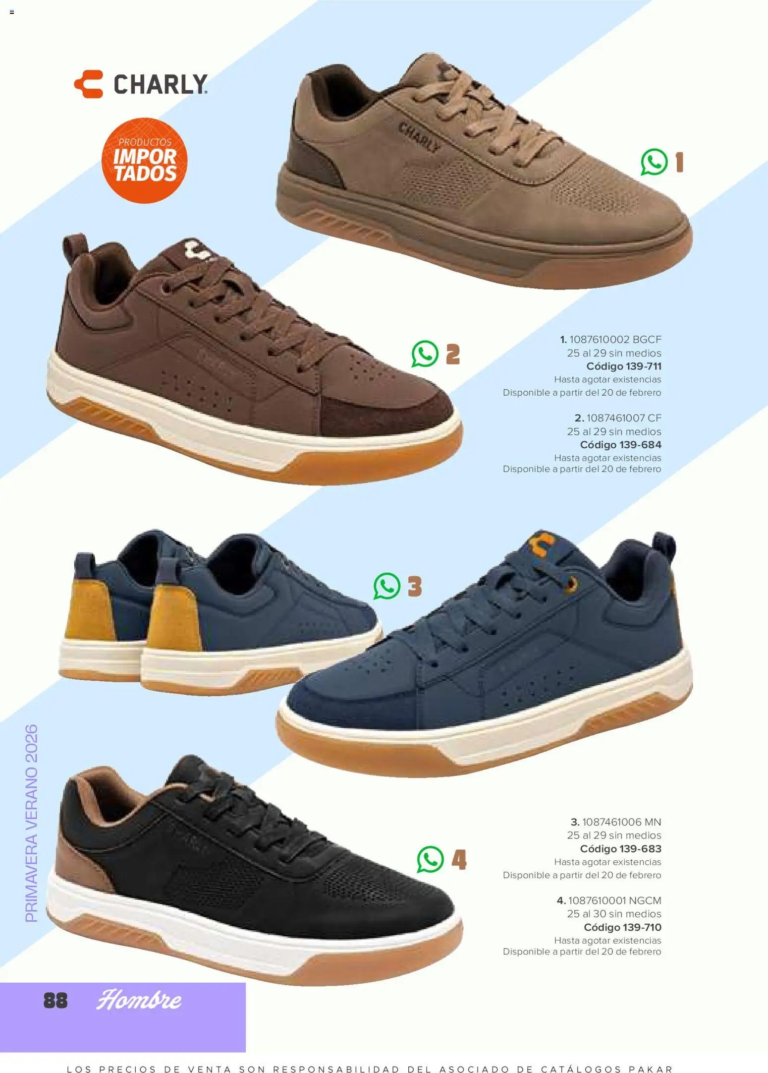 SC Pakar catálogo Hombre