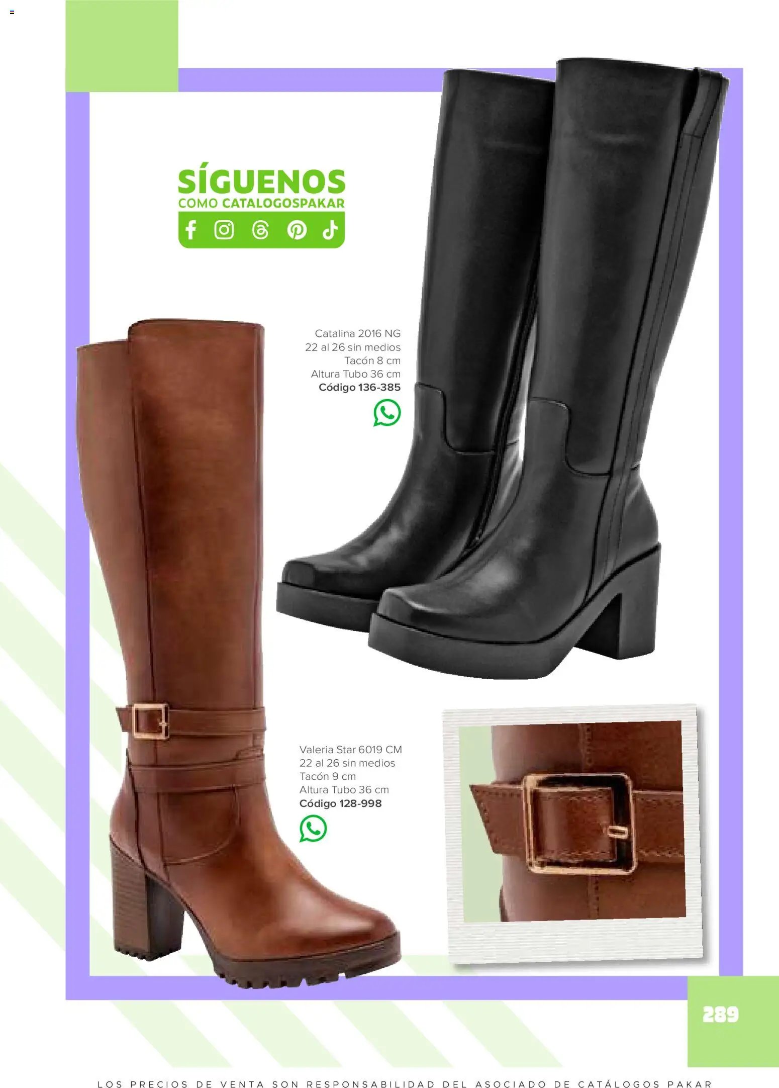 SC Pakar catálogo Mujer