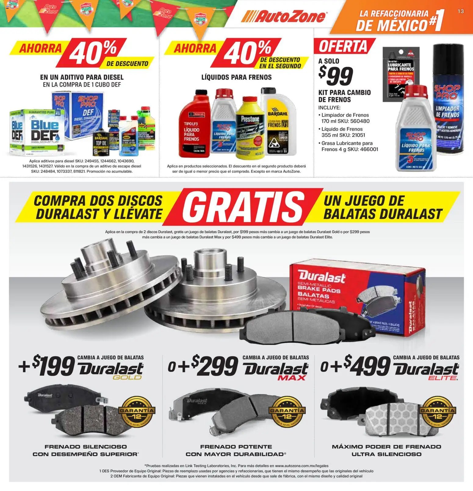 AutoZone catálogo
