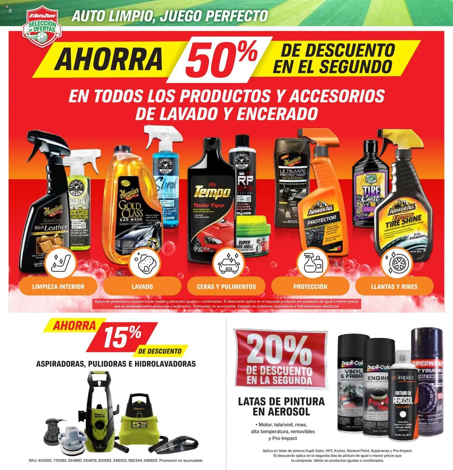AutoZone catálogo