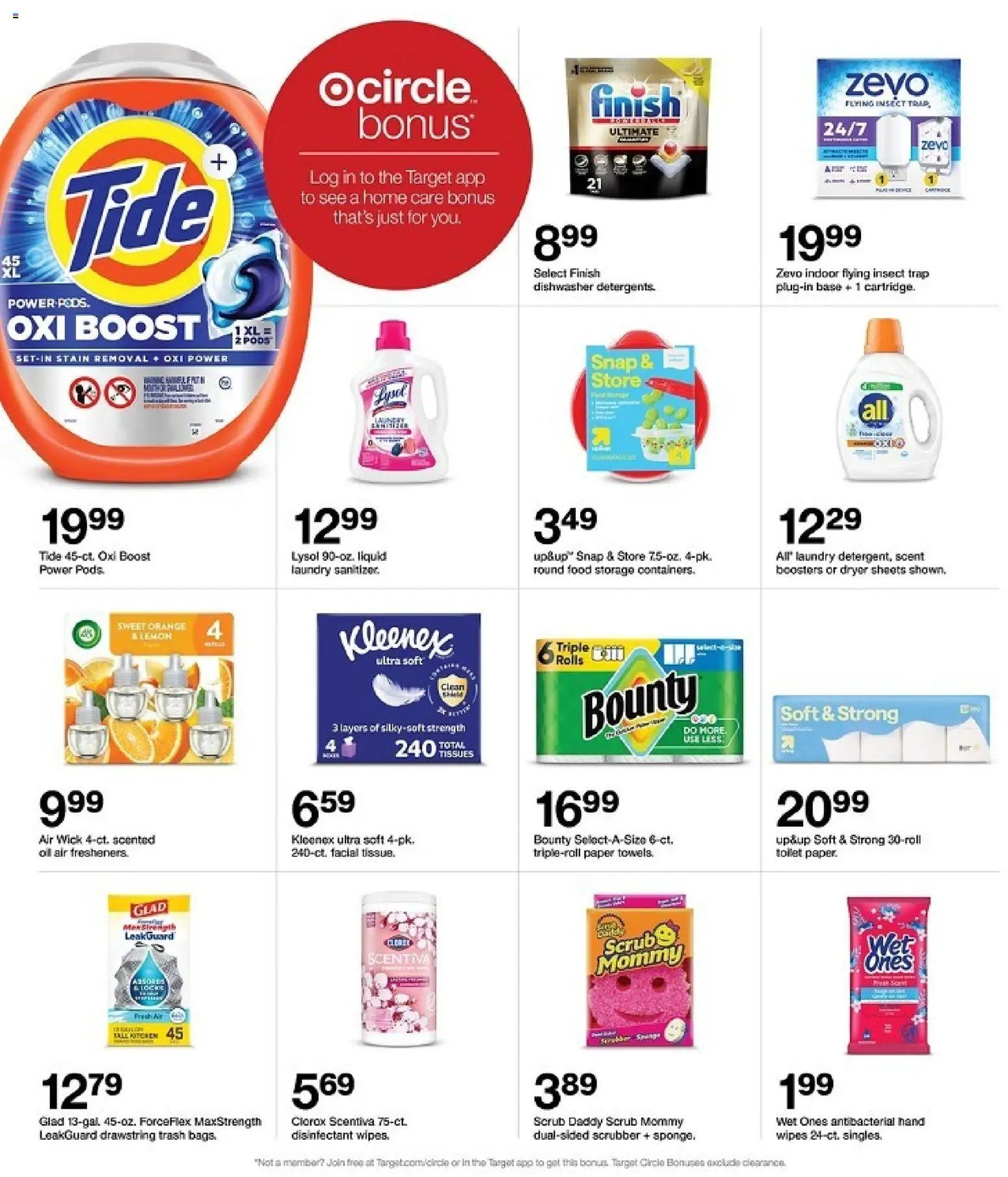 Target folleto
