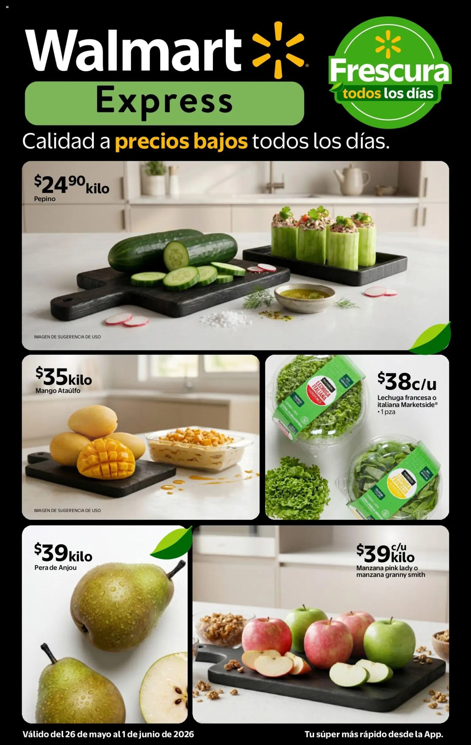 Walmart Express folleto Calidad a precios bajos
