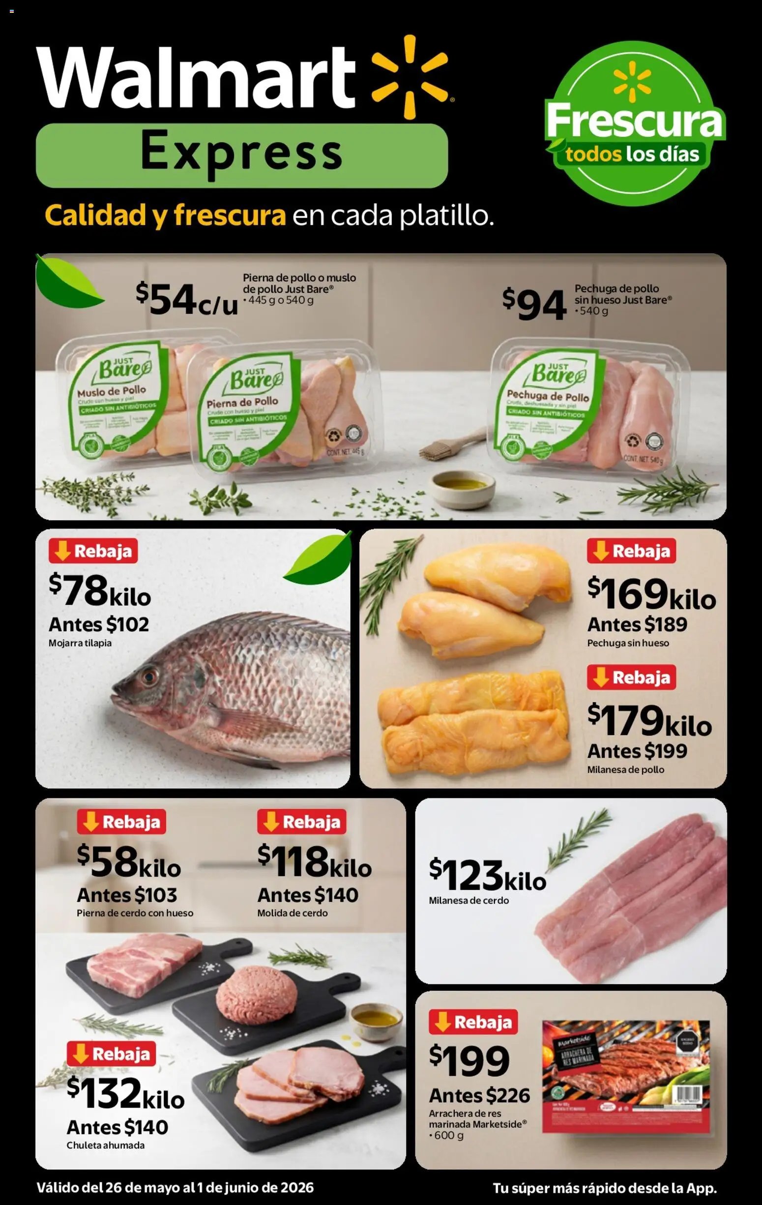 Walmart Express folleto Calidad a precios bajos