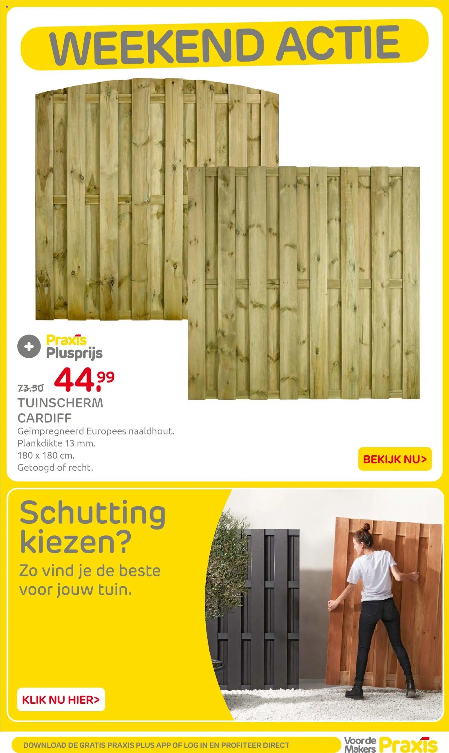 Praxis folder - Weekend actie