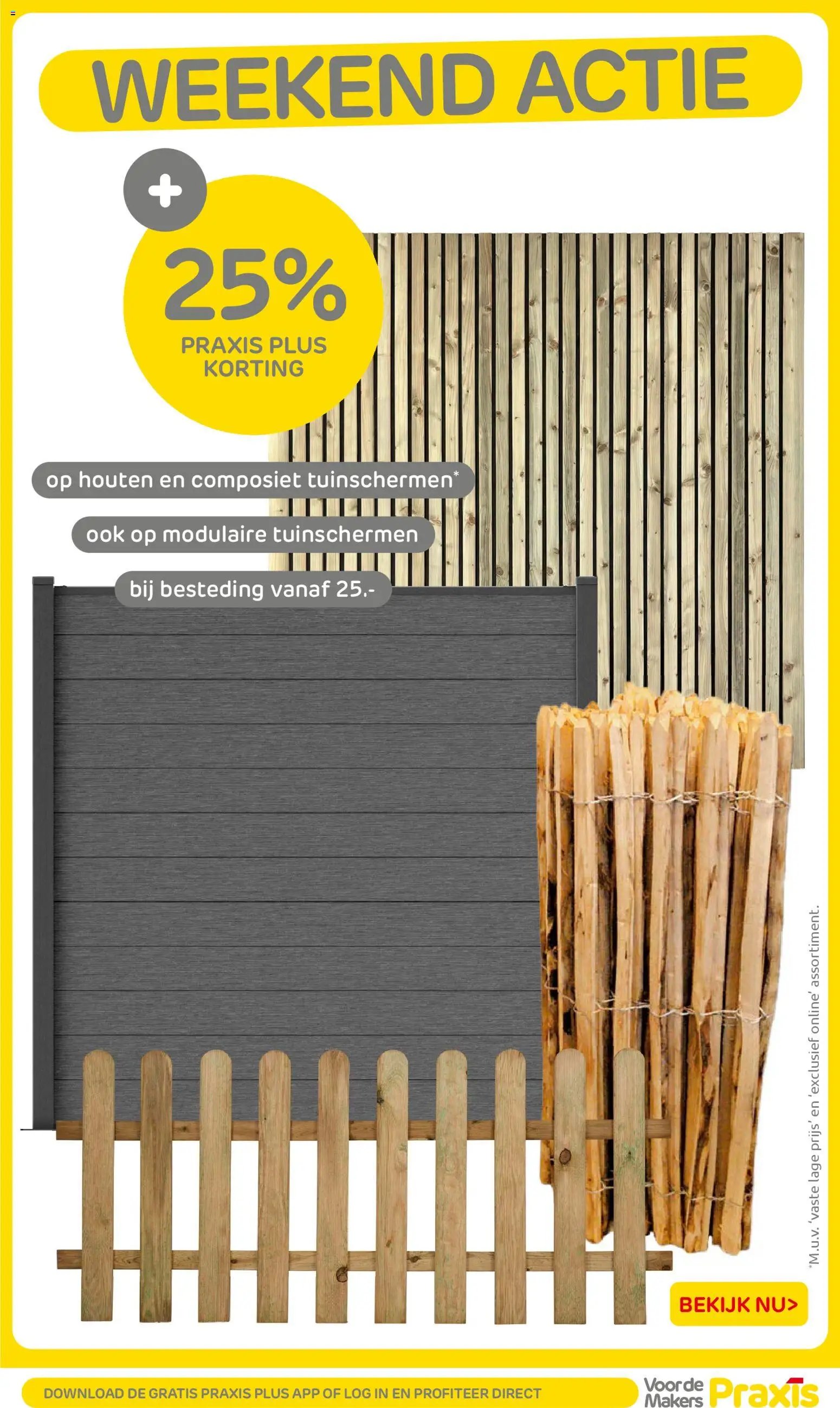 Praxis folder - Weekend actie