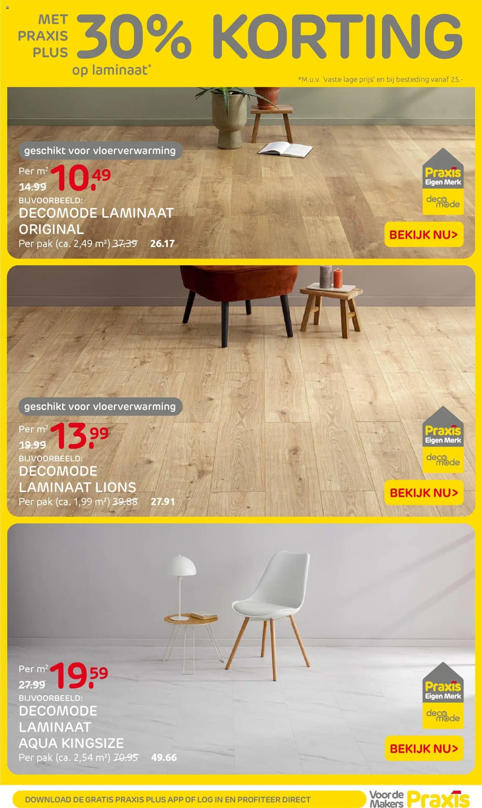 Praxis folder - Weekend actie