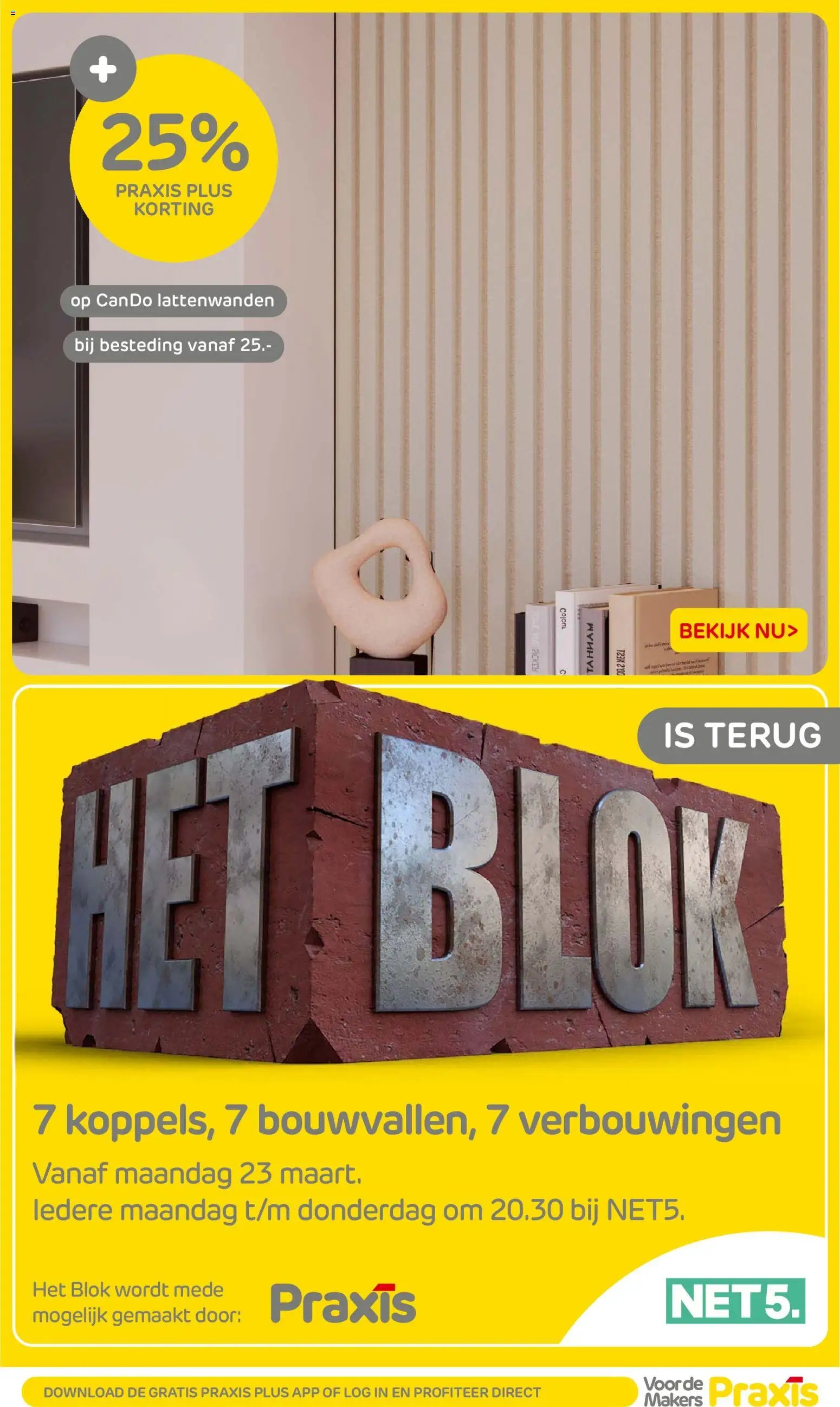 Praxis folder - Weekend actie