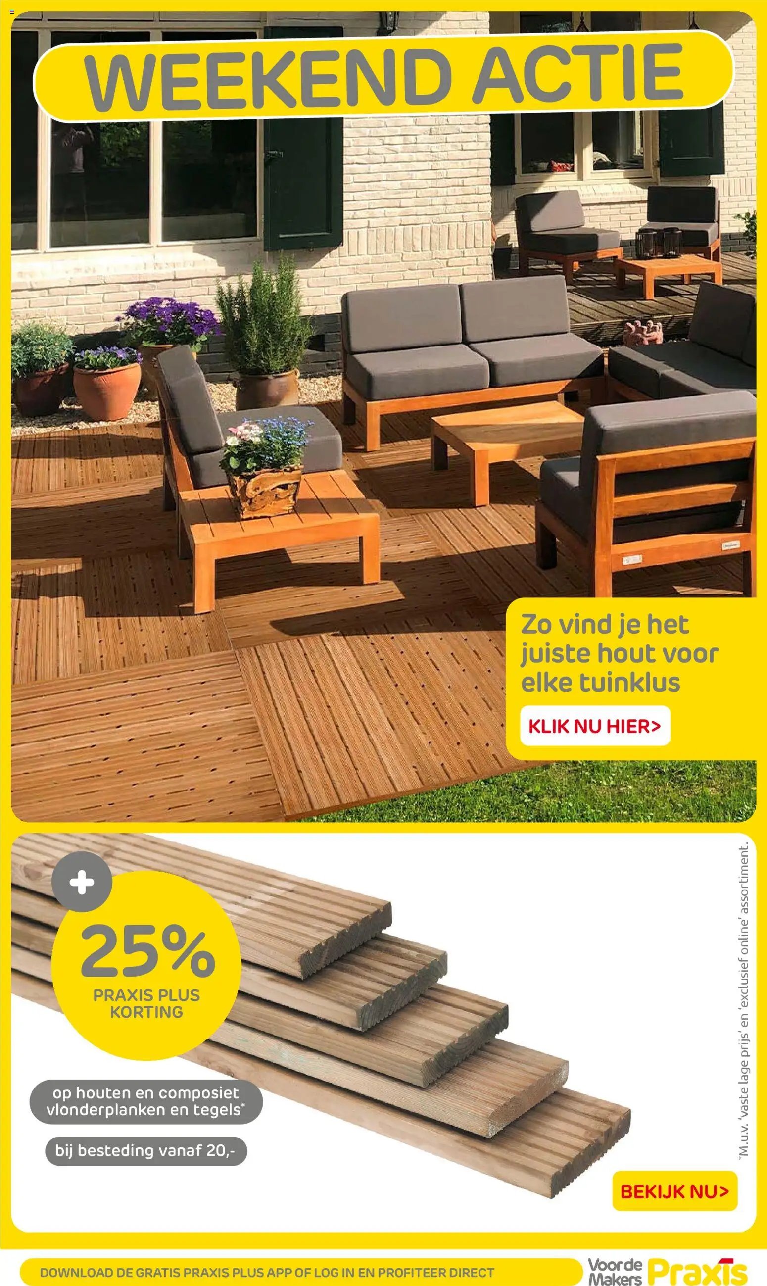 Praxis folder - Weekend actie