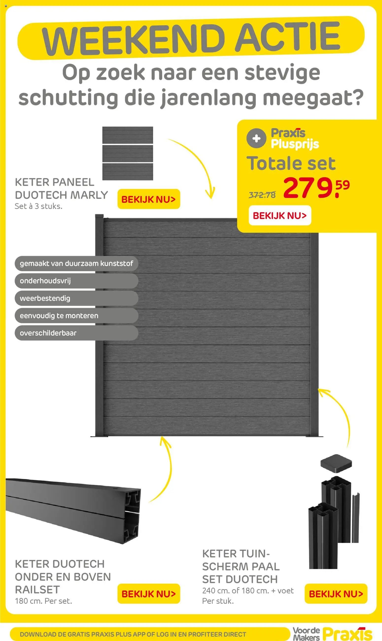 Praxis folder - Weekend actie