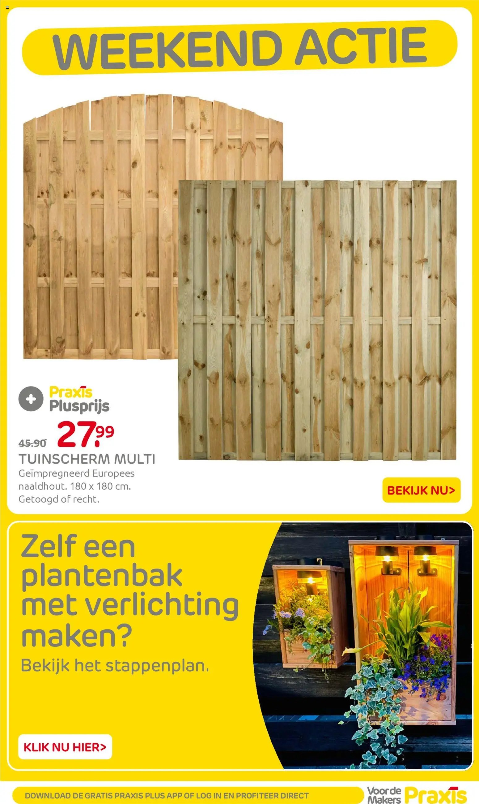 Praxis folder - Weekend actie