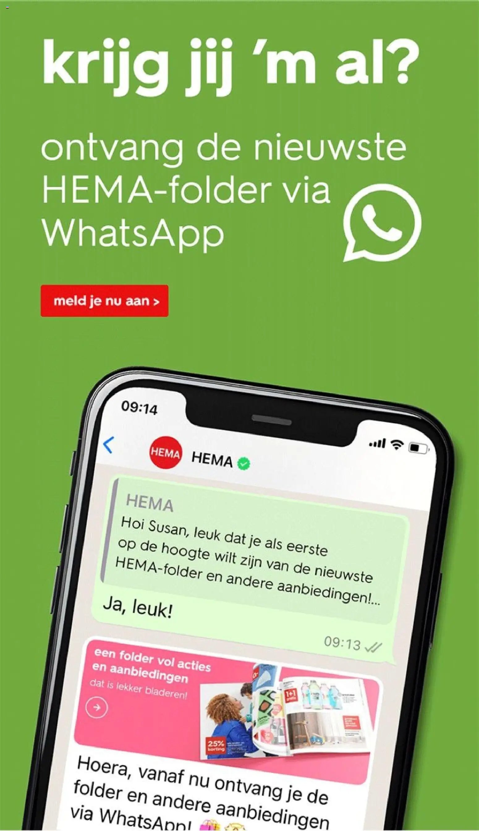 Hema folder
