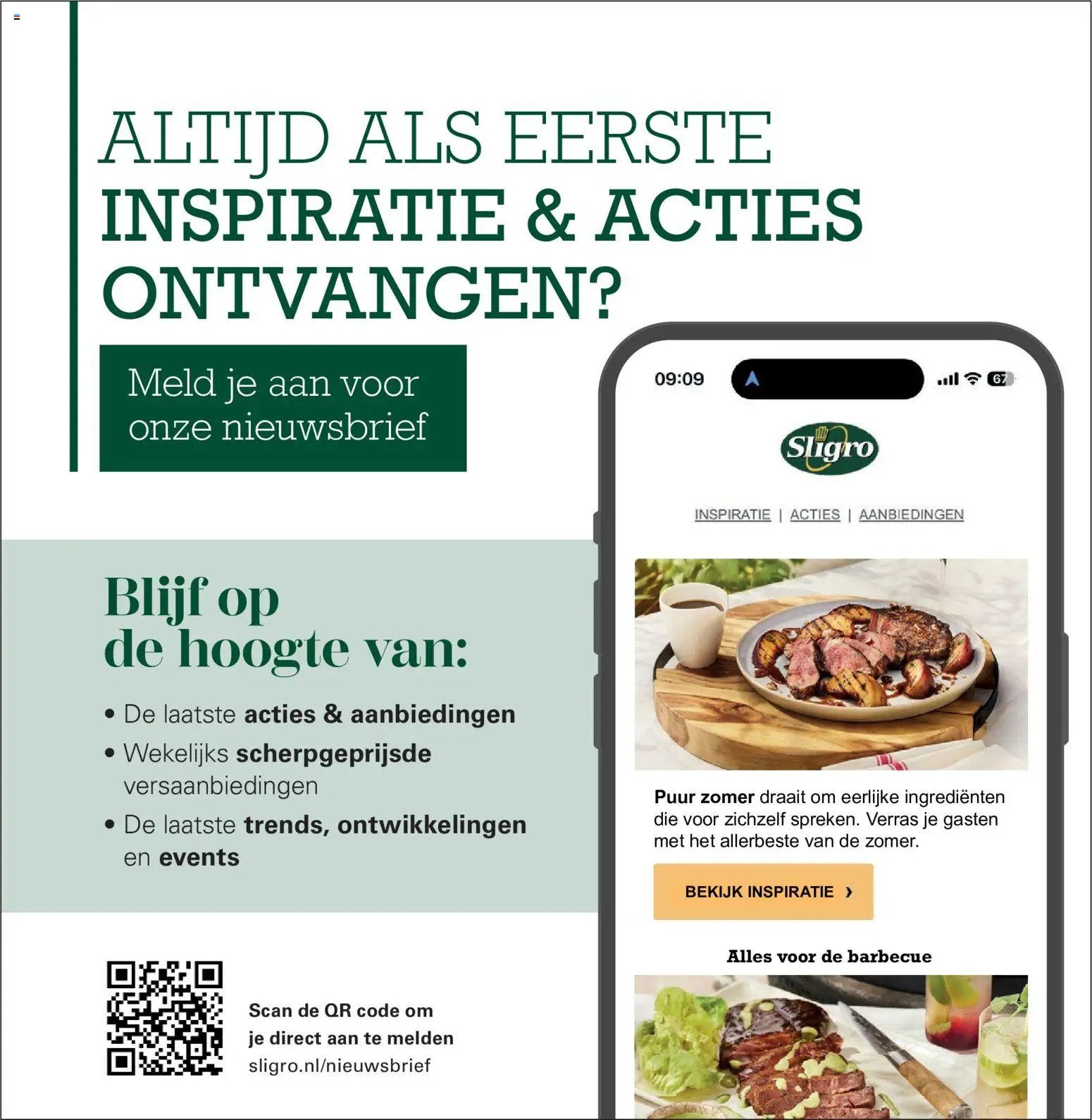 Sligro folder - Seizoen