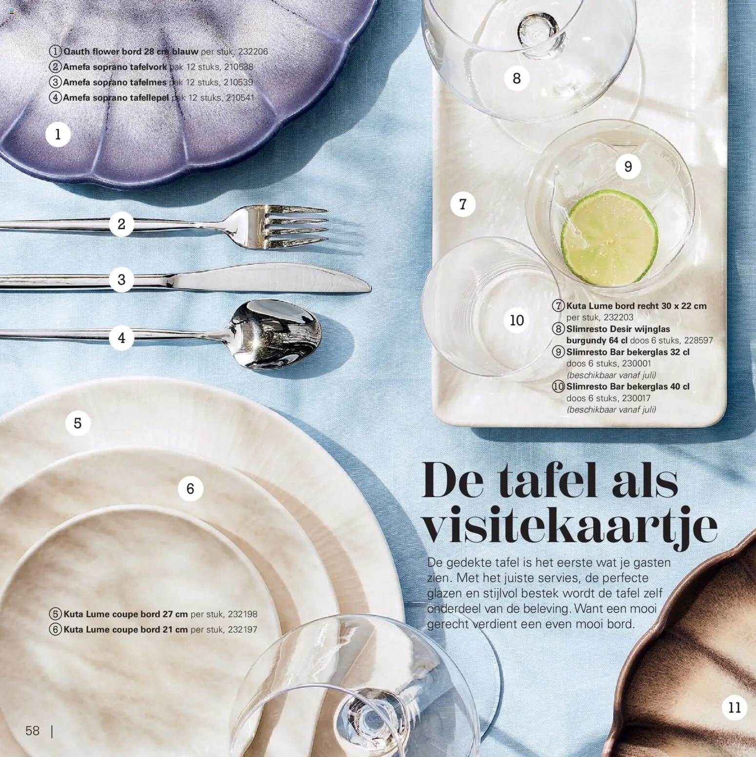 Sligro folder - Seizoen