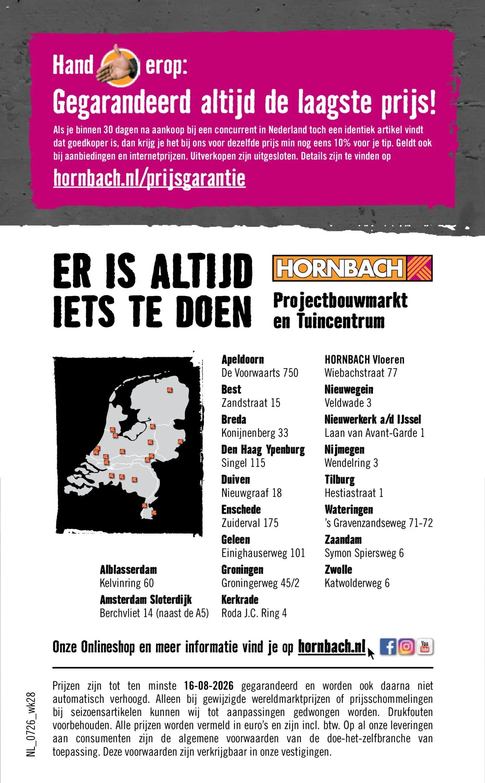 Hornbach folder - Elektra, machines en werkplaastsinrichting