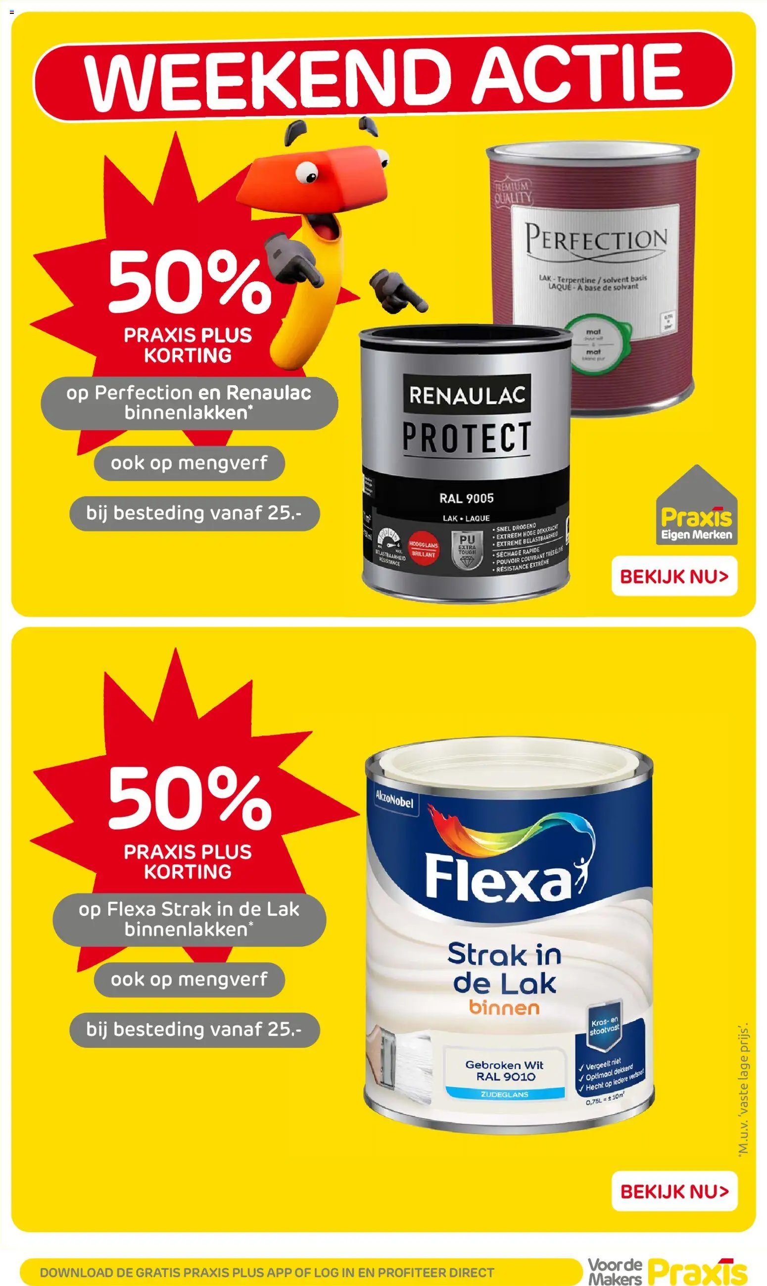 Praxis folder - Weekend actie