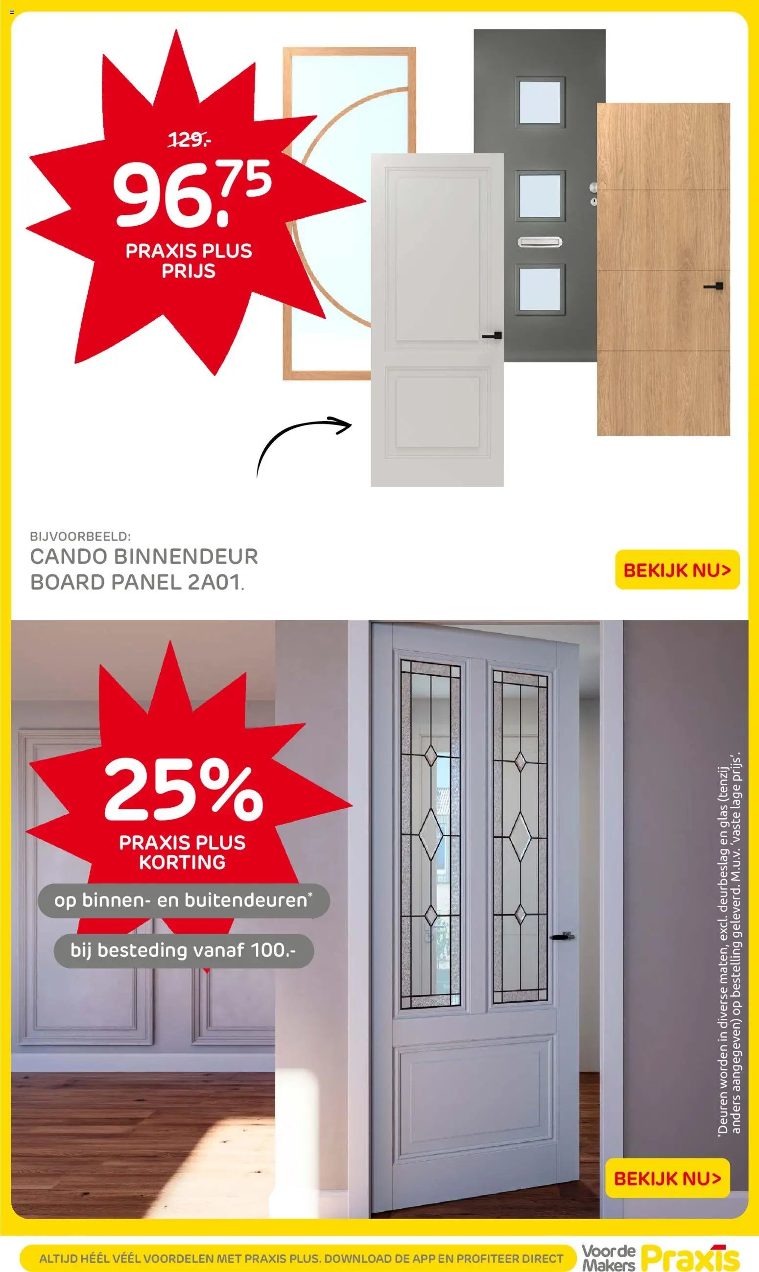 Praxis folder - Weekend actie